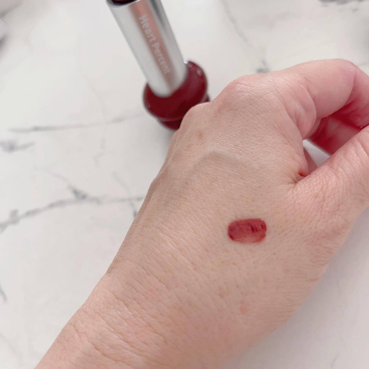 ドットオンムードワンウェイグロイティント/Heart Percent/リップティントを使ったクチコミ(3枚目)