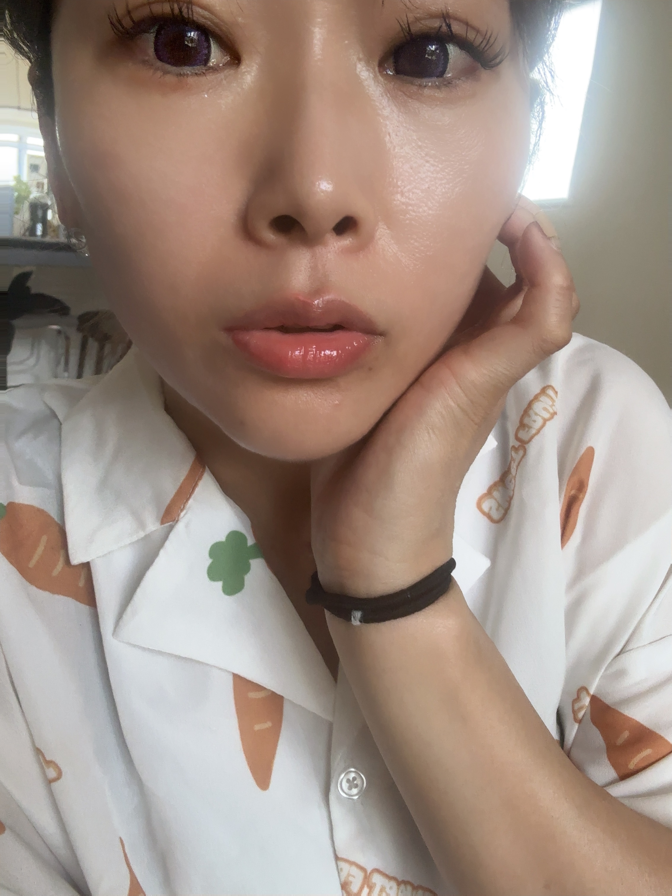 ジューシーデューイグロウティント/dasique/リップティントを使ったクチコミ（3枚目）