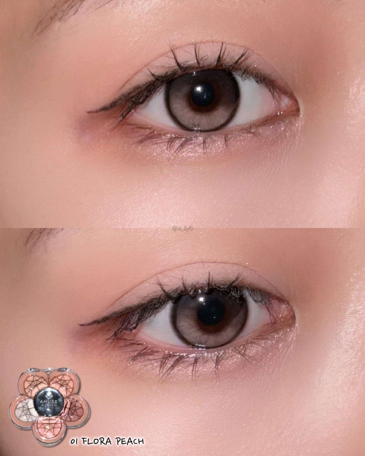 フローラアイパレット/AMUSE/アイシャドウを使ったクチコミ(4枚目)