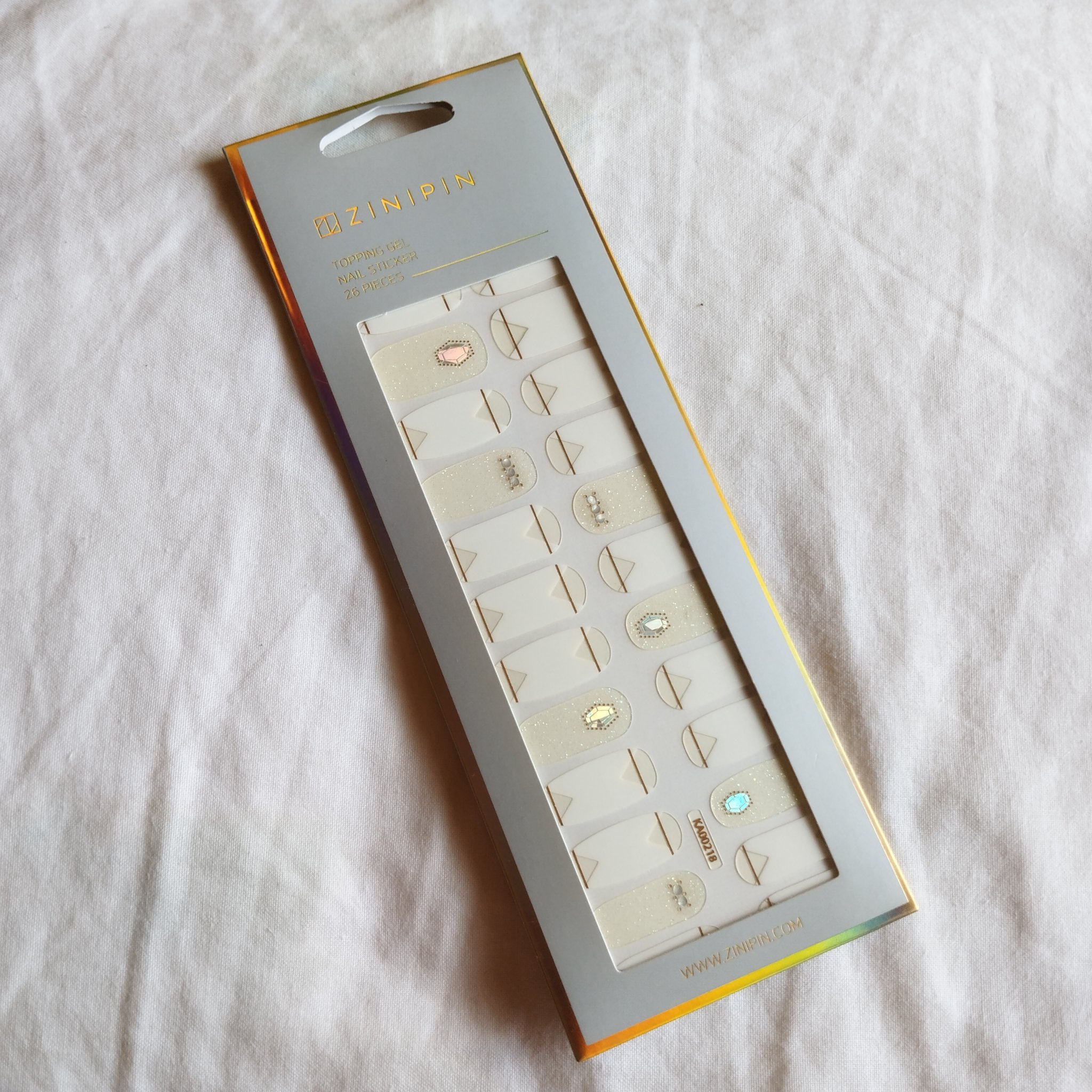 貼るだけネイルシール/ZINIPIN/ネイルシールを使ったクチコミ（1枚目）