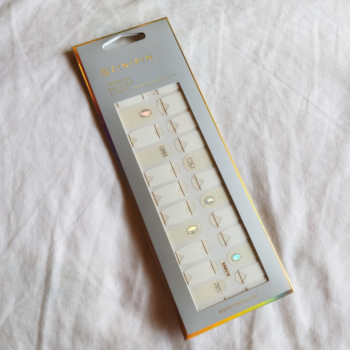 貼るだけネイルシール/ZINIPIN/ネイルシールを使ったクチコミ(1枚目)