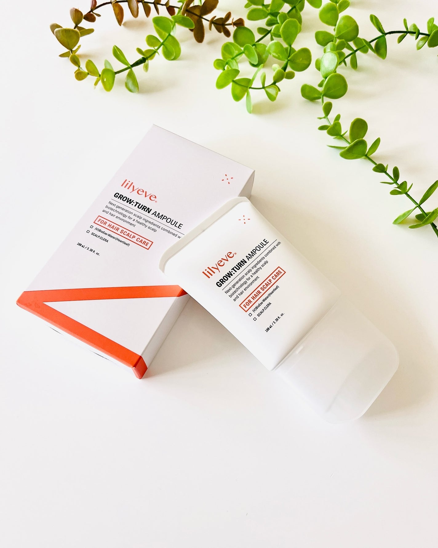 グローターンヘアアンプル/リリーイブ/頭皮ローションを使ったクチコミ(1枚目)