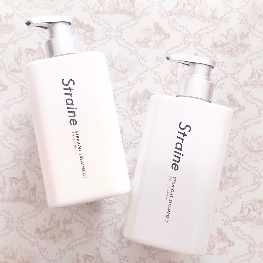 ストレートシャンプー/ストレートトリートメント ホワイトブロッサムの香り/Straine/市販シャンプーを使ったクチコミ（1枚目）