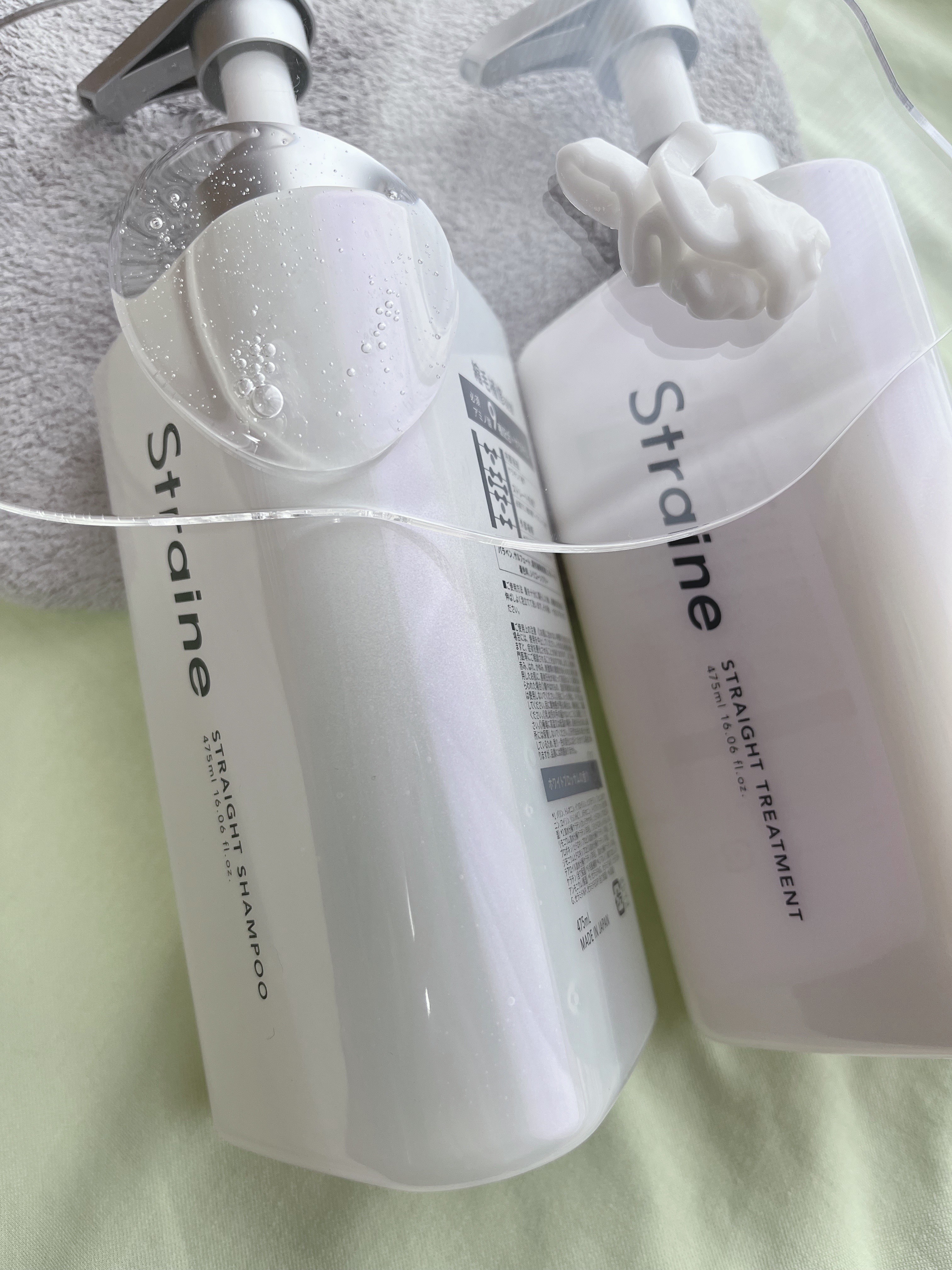 ストレートシャンプー/ストレートトリートメント ホワイトブロッサムの香り/Straine/市販シャンプーを使ったクチコミ（3枚目）