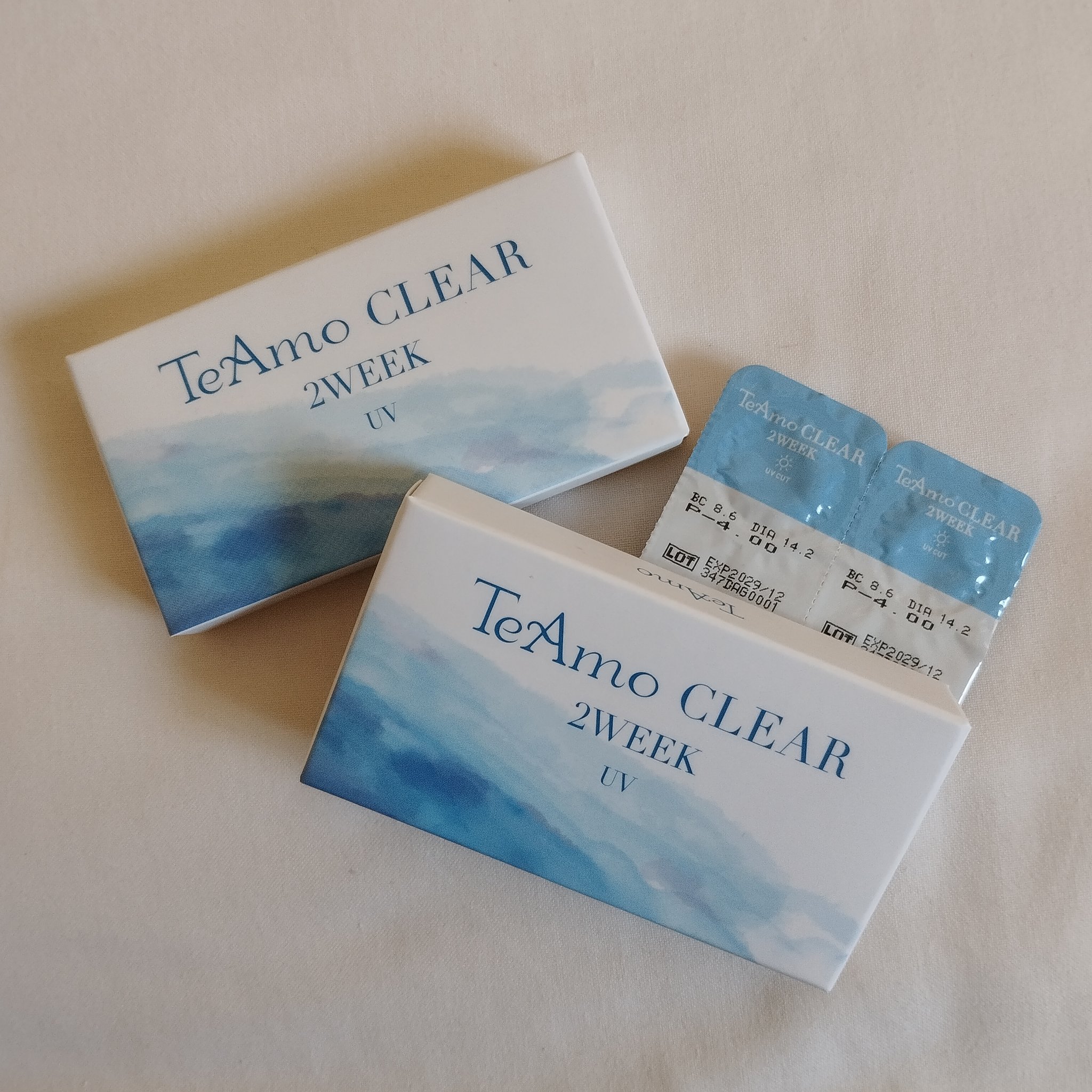 CLEAR 2week/TeAmo/２週間（２WEEKS）カラコンを使ったクチコミ（1枚目）