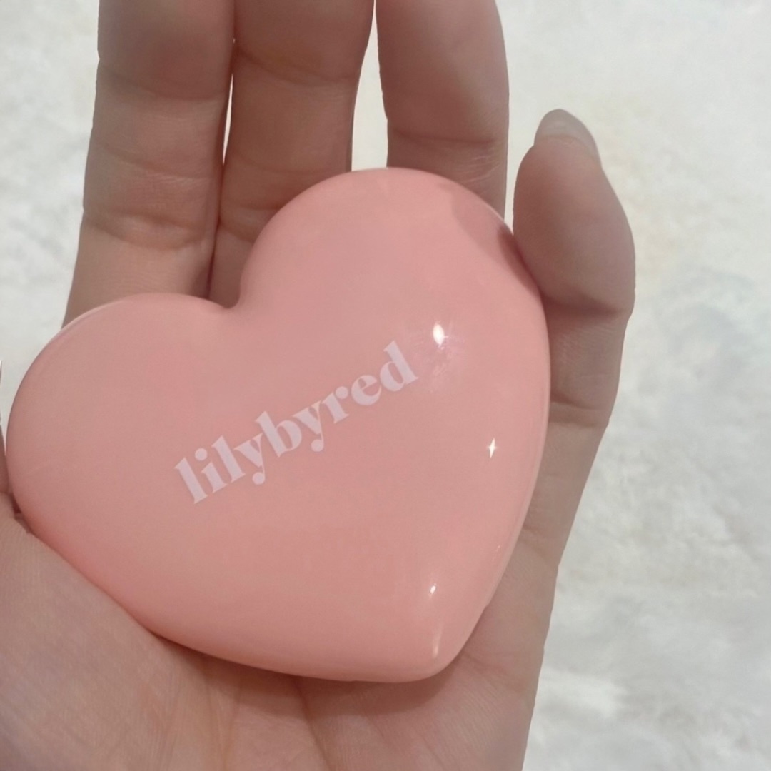 ラヴ ビーム チークバーム 06 フラッフィピーチ/lilybyred/ジェル・クリームチークを使ったクチコミ（1枚目）