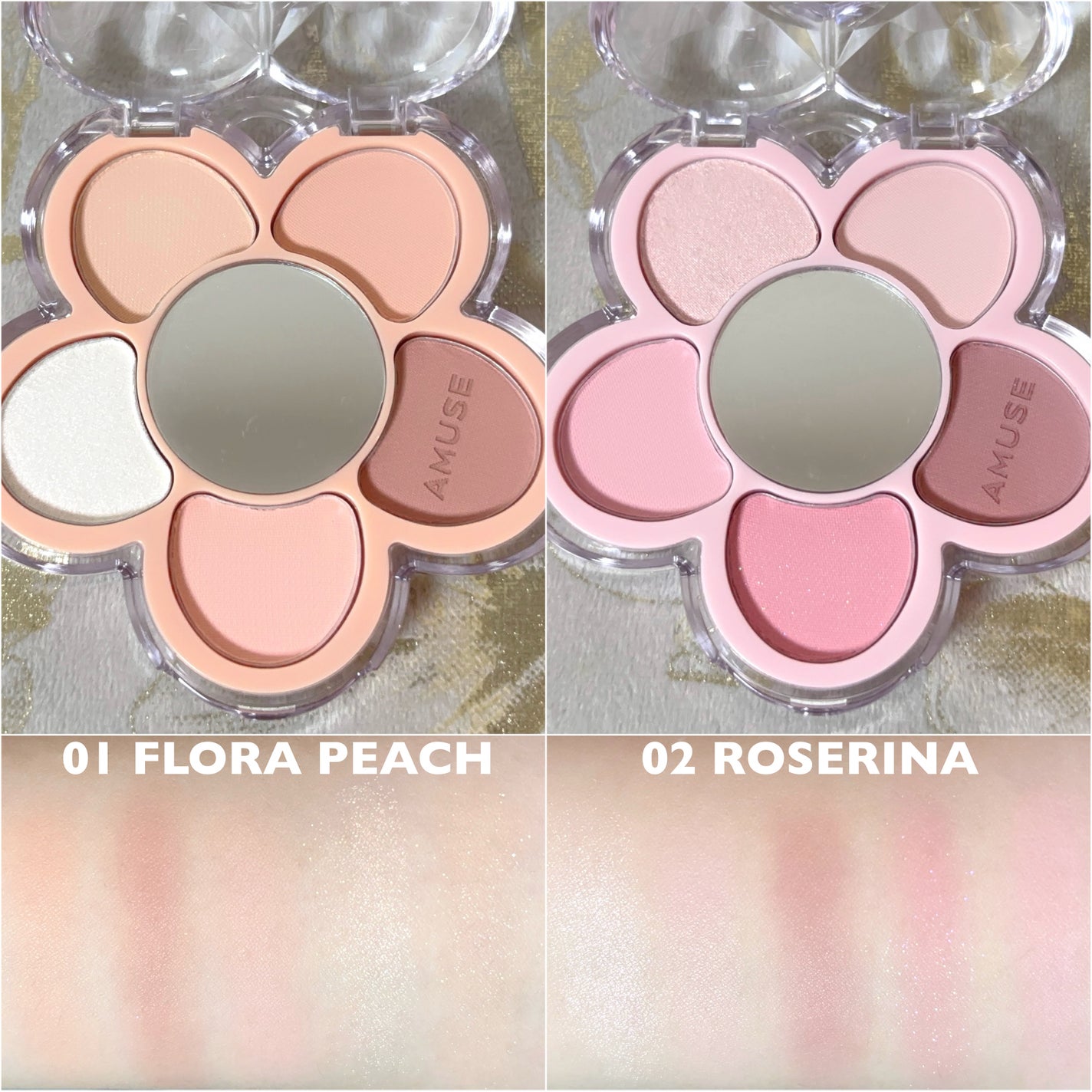フローラアイパレット/AMUSE/アイシャドウを使ったクチコミ(3枚目)