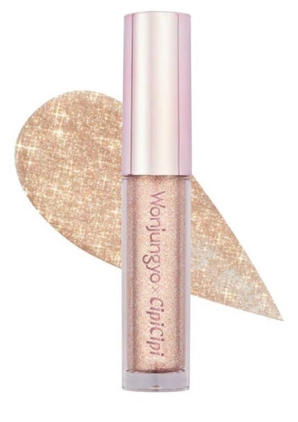 シピシピ グリッター イルミネーションライナー S/CipiCipi/リキッドアイライナーを使ったクチコミ(5枚目)