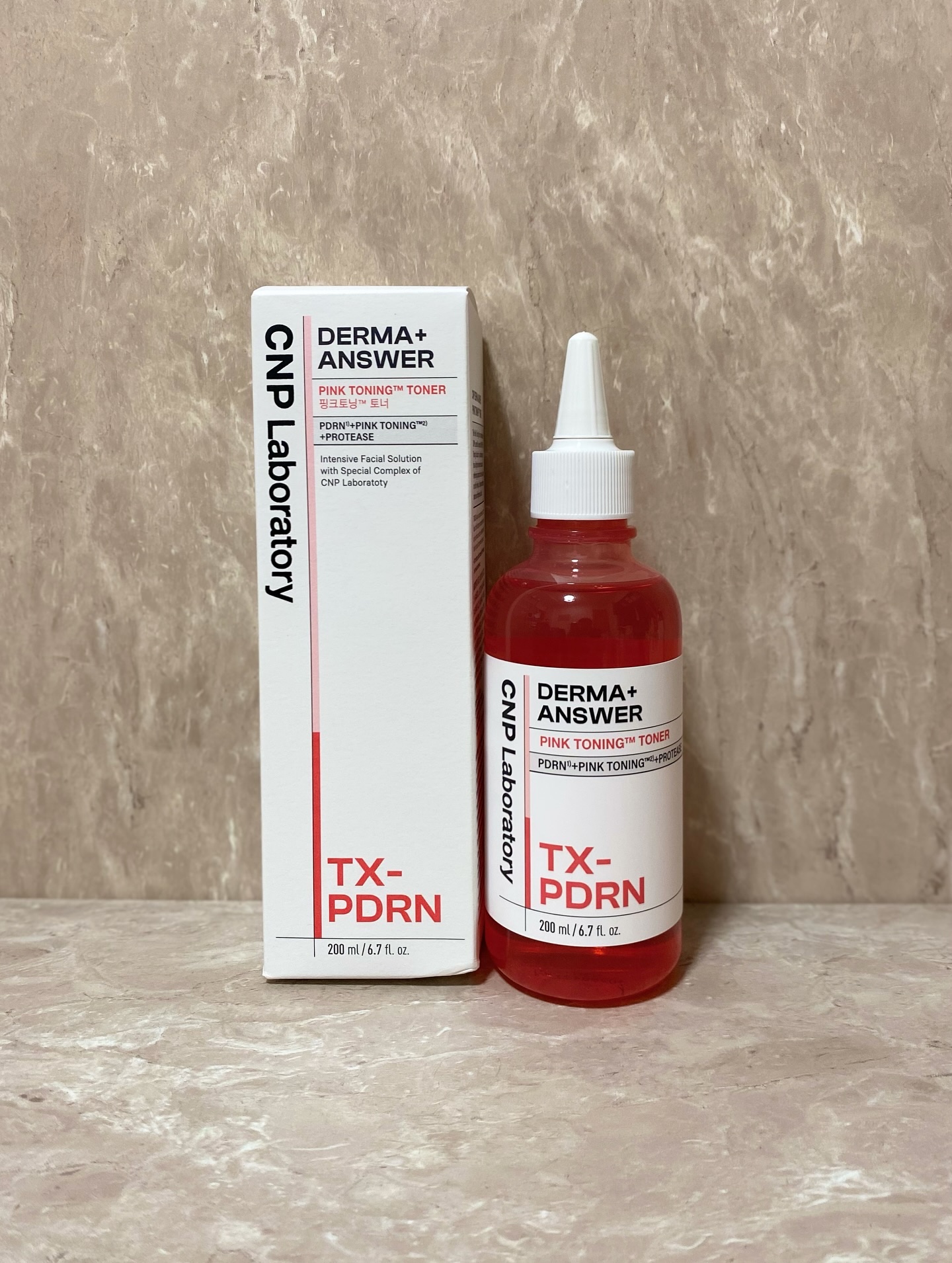 CNP Laboratory ダーマアンサーピンクトーニングトナーのクチコミ「
⁡
『使うたびに健やかな肌へ⟡.·』
肌の細部まで行き渡るPDRNと
トリプル美容成分が配合.....」（1枚目）