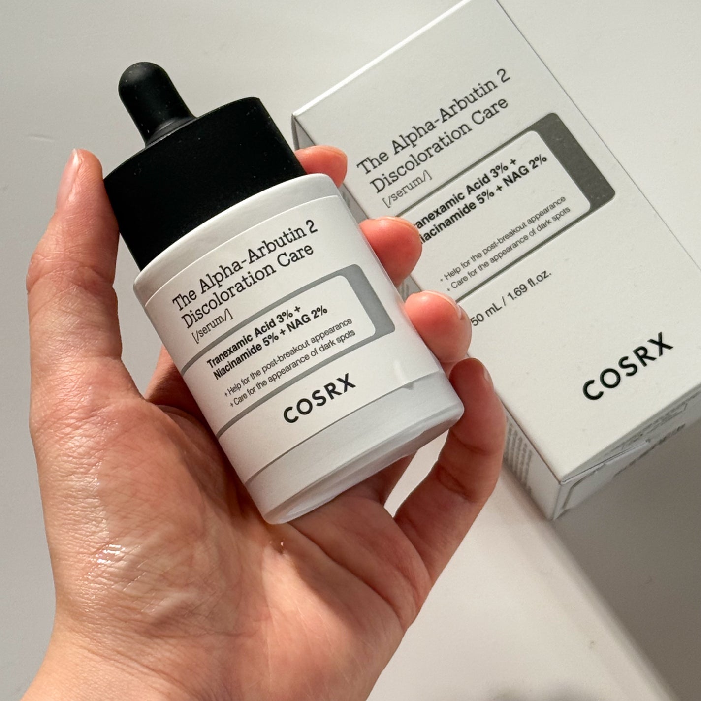 RXザ・アルファアルブチン2 ニキビ跡ケアセラム/COSRX/美容液を使ったクチコミ(3枚目)