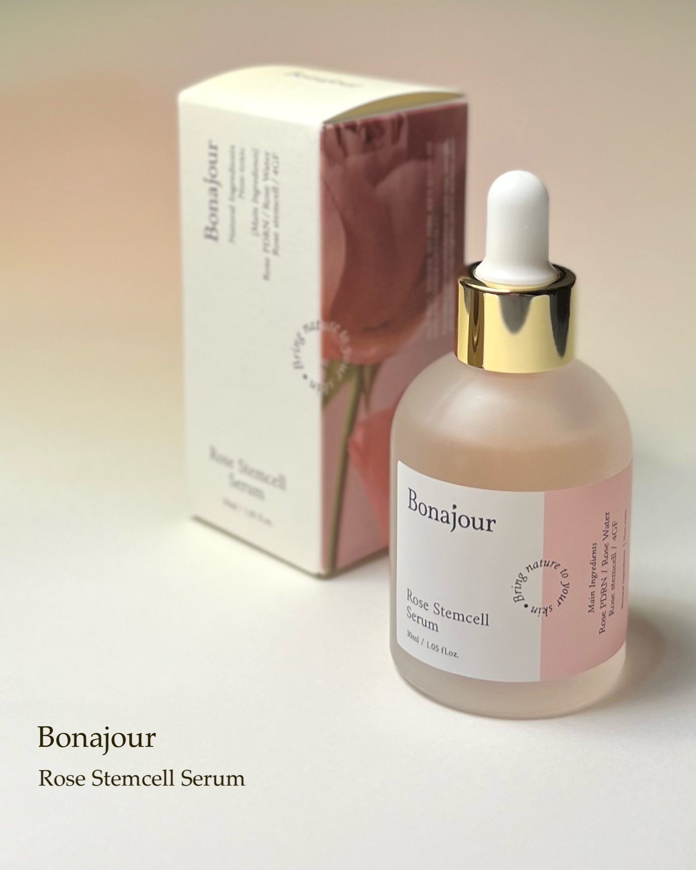 ローズステムセルセラム/Bonajour/美容液を使ったクチコミ（2枚目）