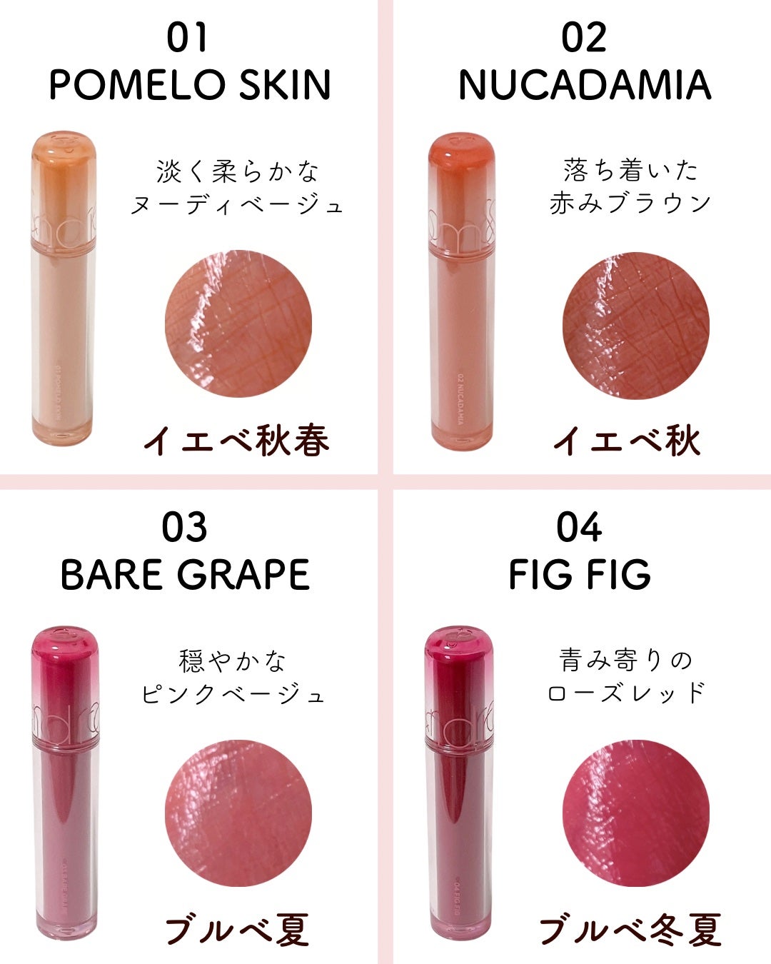 ザ ジューシーラスティングティント/rom&nd/リップティントを使ったクチコミ(2枚目)