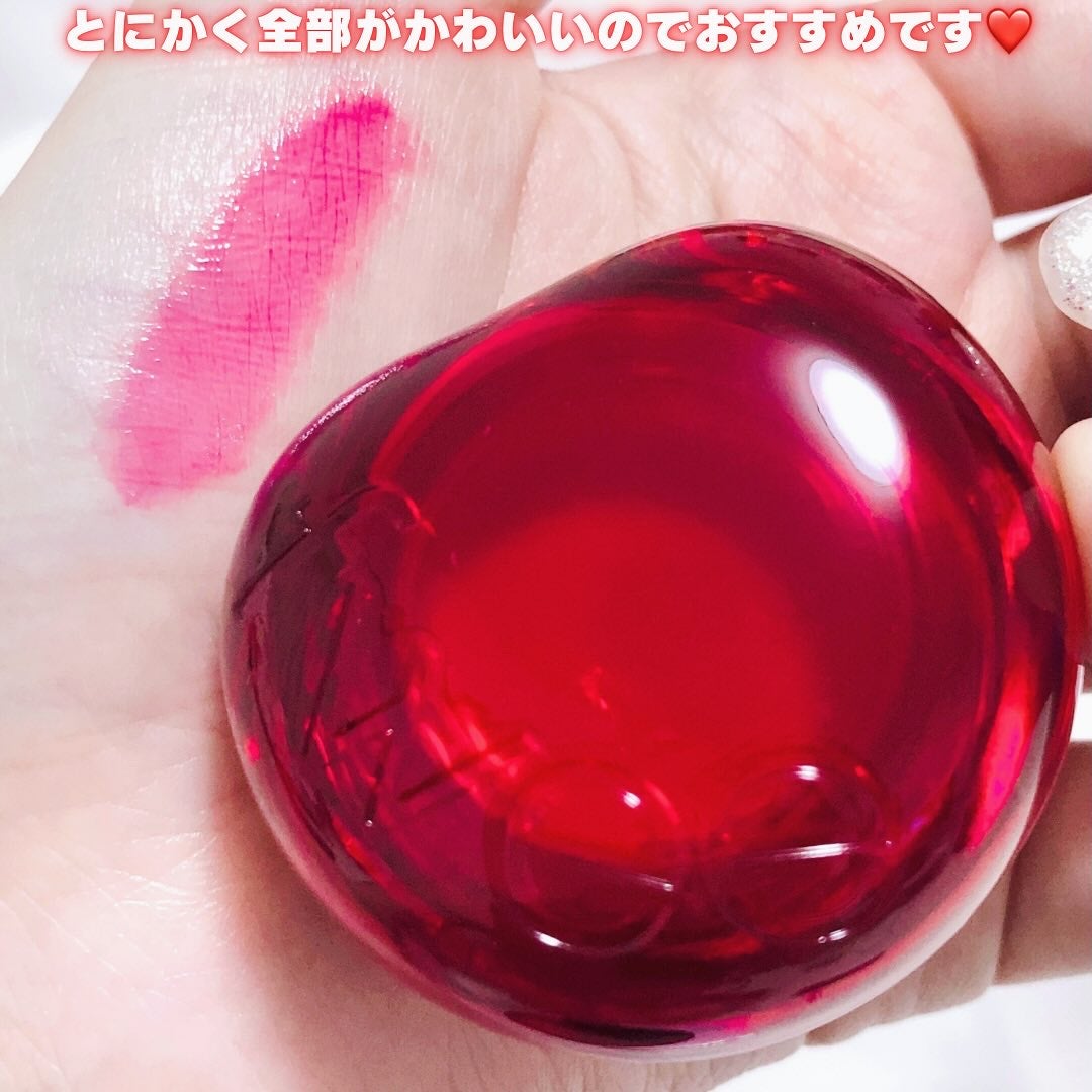 フィー リップアンドチーク グローイジェリーポット/fwee/リップグロスを使ったクチコミ(10枚目)