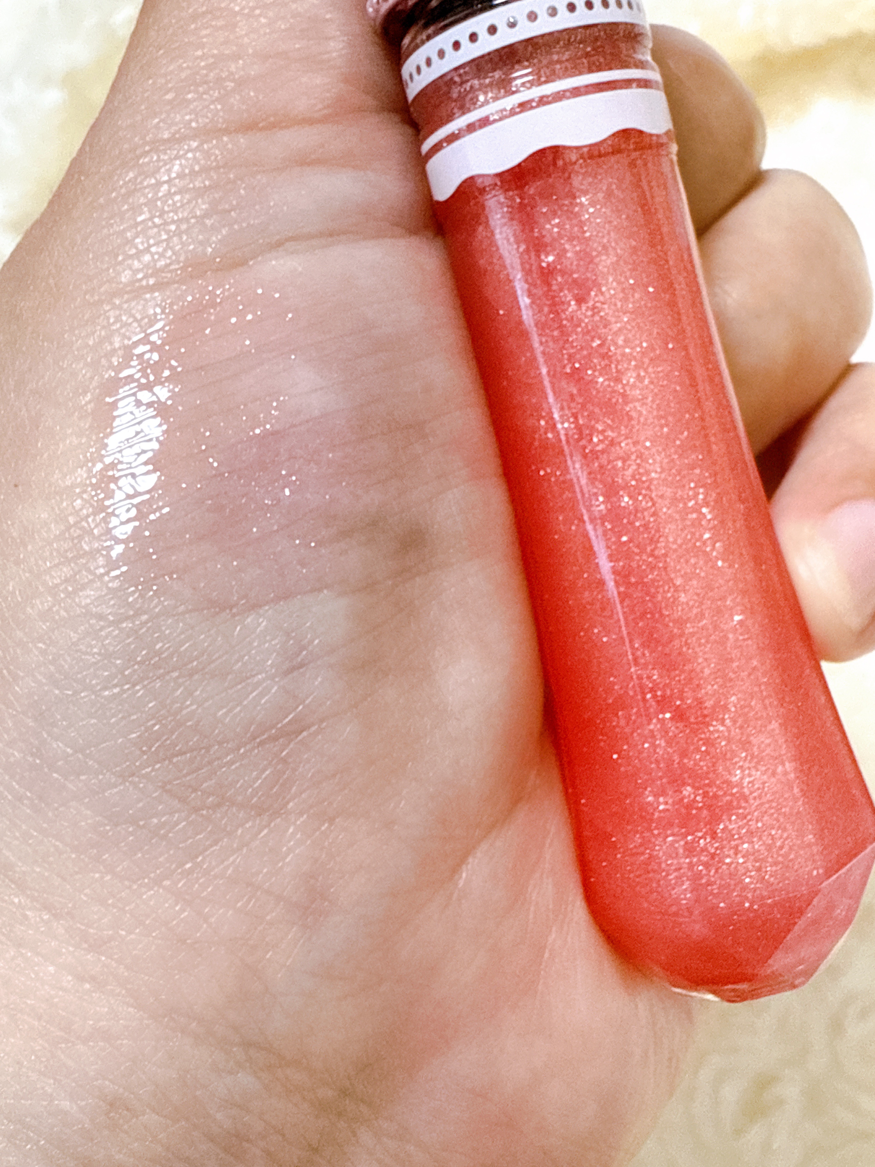 ジルスチュアート UVプロテクト シマリング リップ/JILL STUART/リップティントを使ったクチコミ（3枚目）