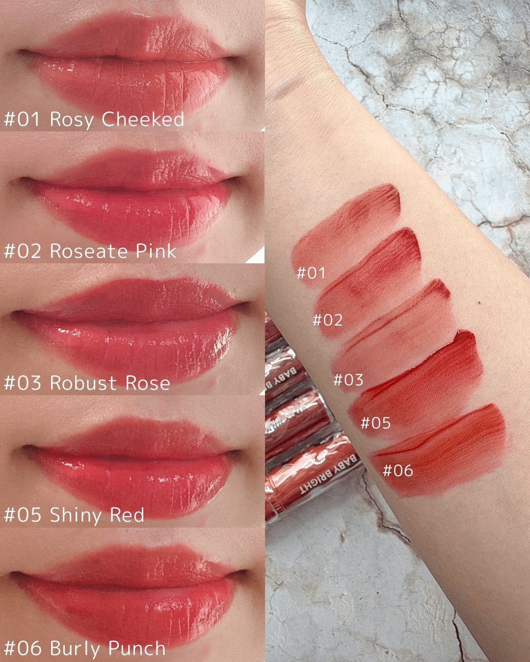 BabyBright リジュライト ジェリーティント/BabyBright/リップティントを使ったクチコミ(2枚目)