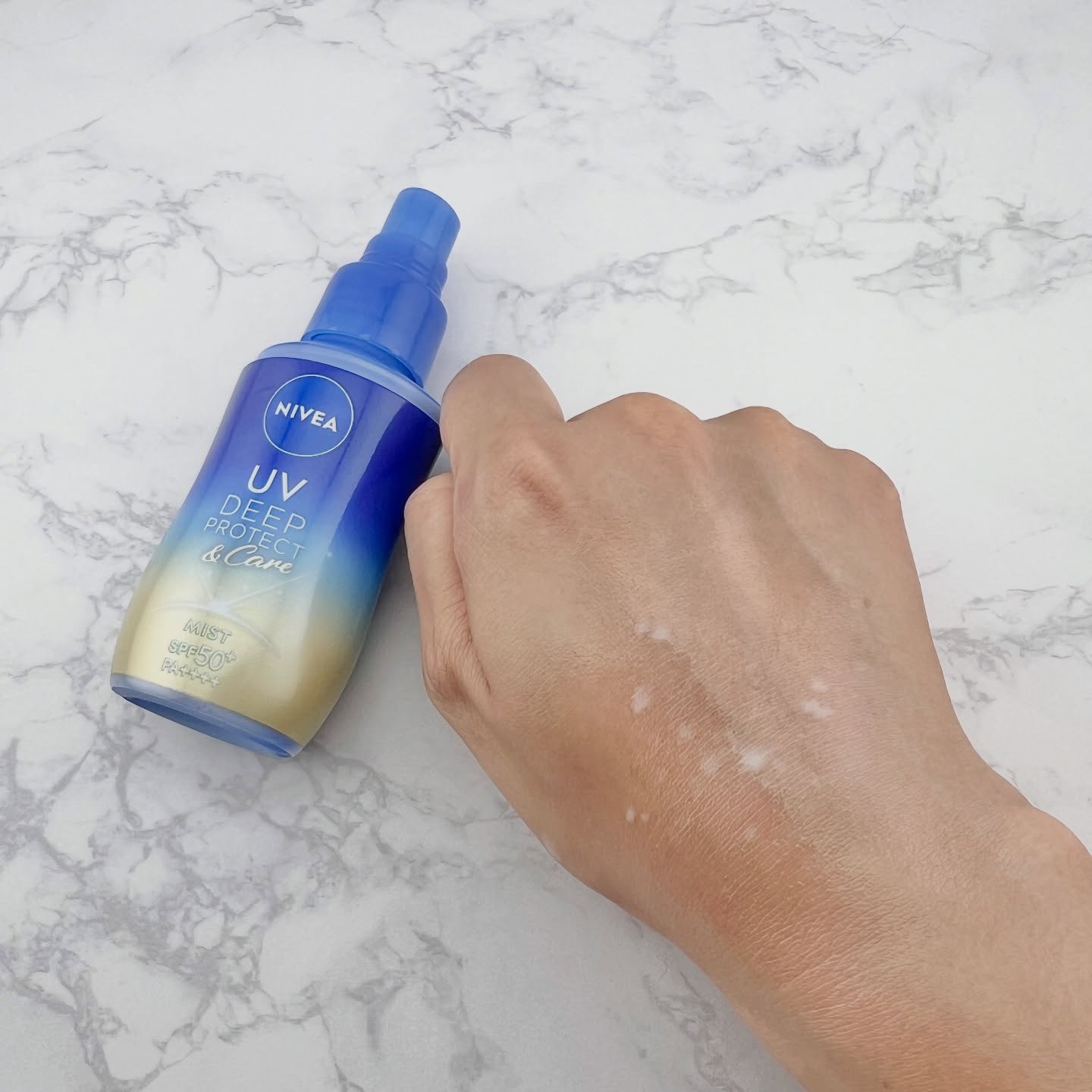 ニベアUV ディーププロテクト＆ケア ミルクミスト/ニベア/日焼け止めミスト・スプレーを使ったクチコミ（2枚目）