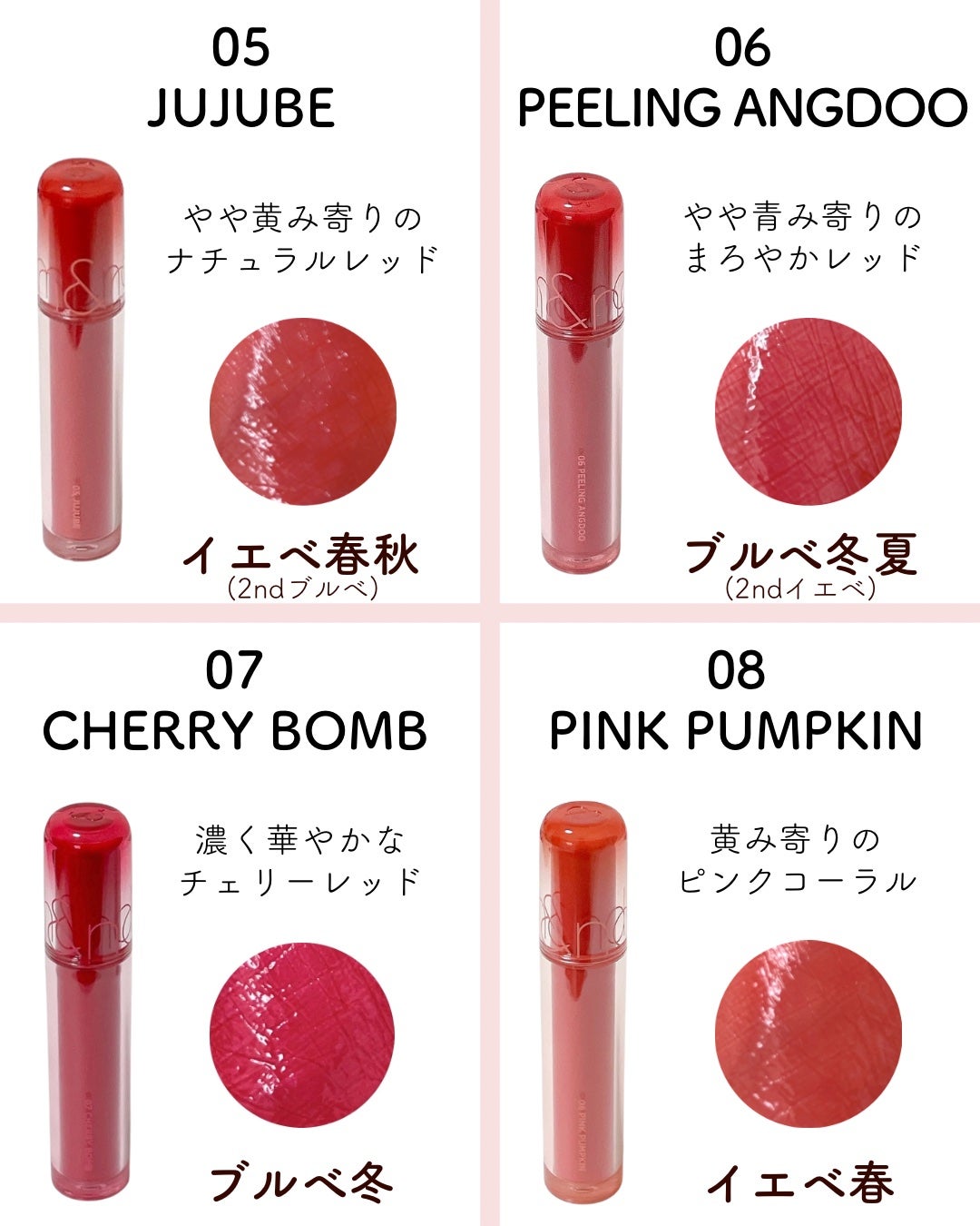 ザ ジューシーラスティングティント/rom&nd/リップティントを使ったクチコミ(3枚目)