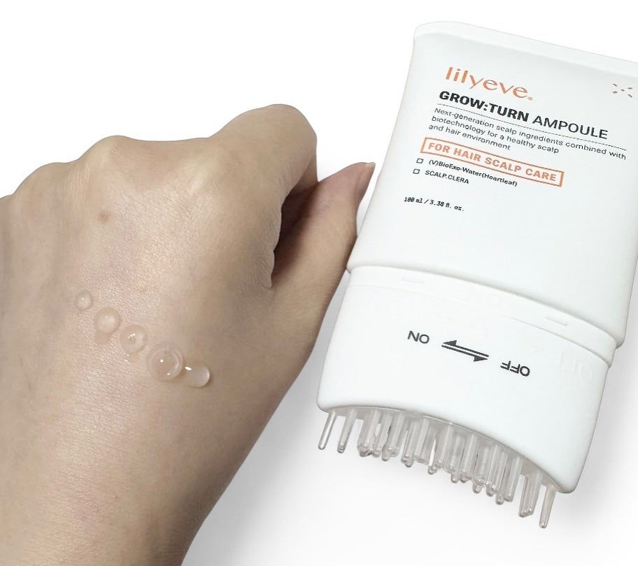 グローターンヘアアンプル/リリーイブ/頭皮ローションを使ったクチコミ(2枚目)