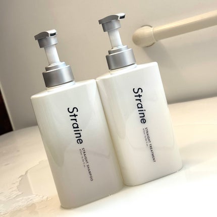 ストレートシャンプー/ストレートトリートメント ホワイトブロッサムの香り/Straine/市販シャンプーを使ったクチコミ(1枚目)