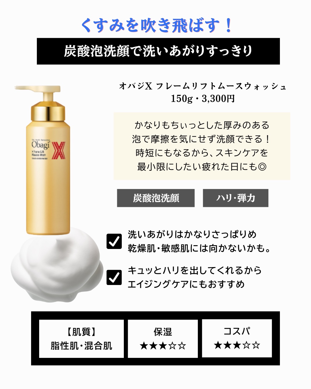 潤浸保湿 泡洗顔料/キュレル/泡洗顔を使ったクチコミ（3枚目）