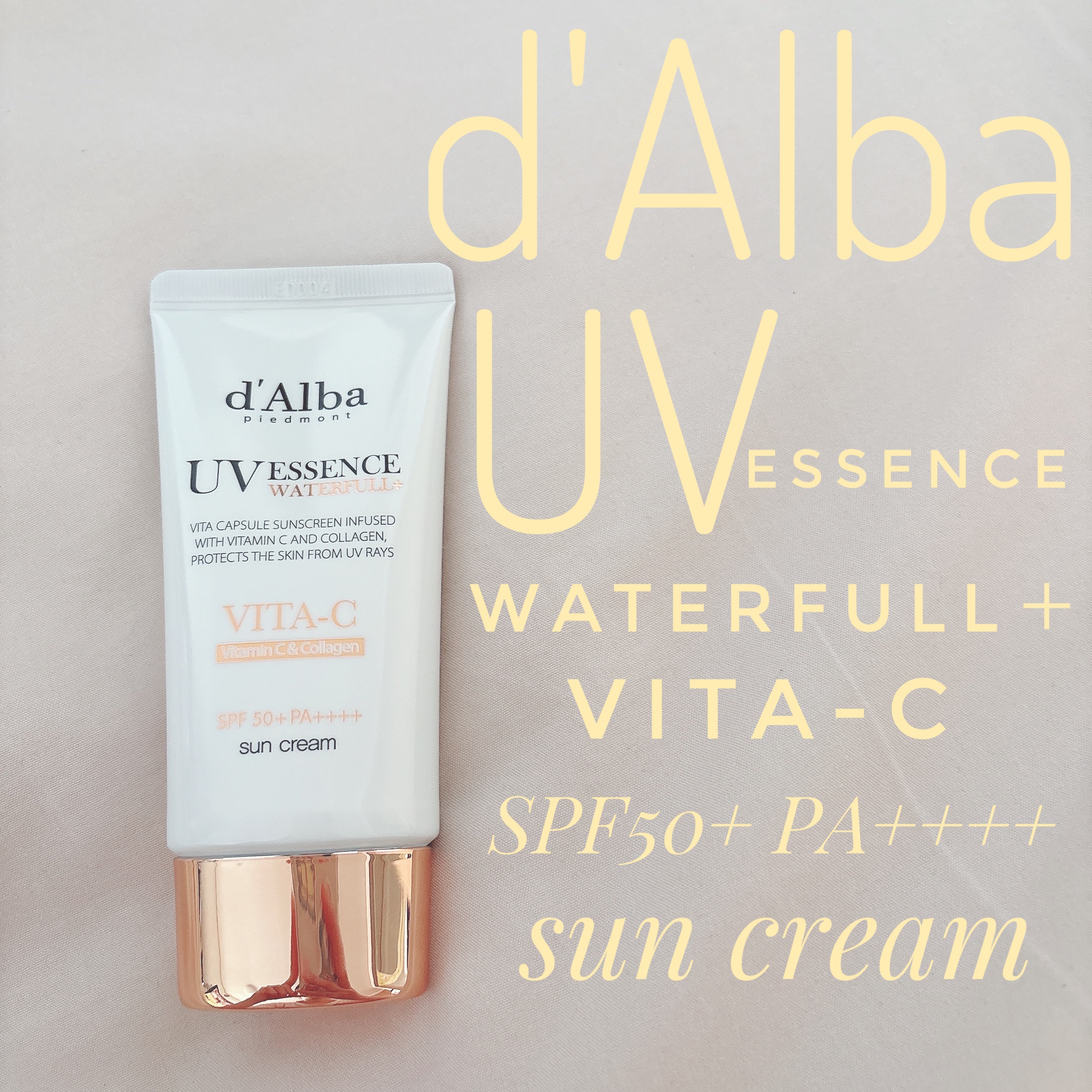 ビタカプセルエイジングケアサンクリーム/ダルバ/日焼け止め・UVケアを使ったクチコミ（1枚目）