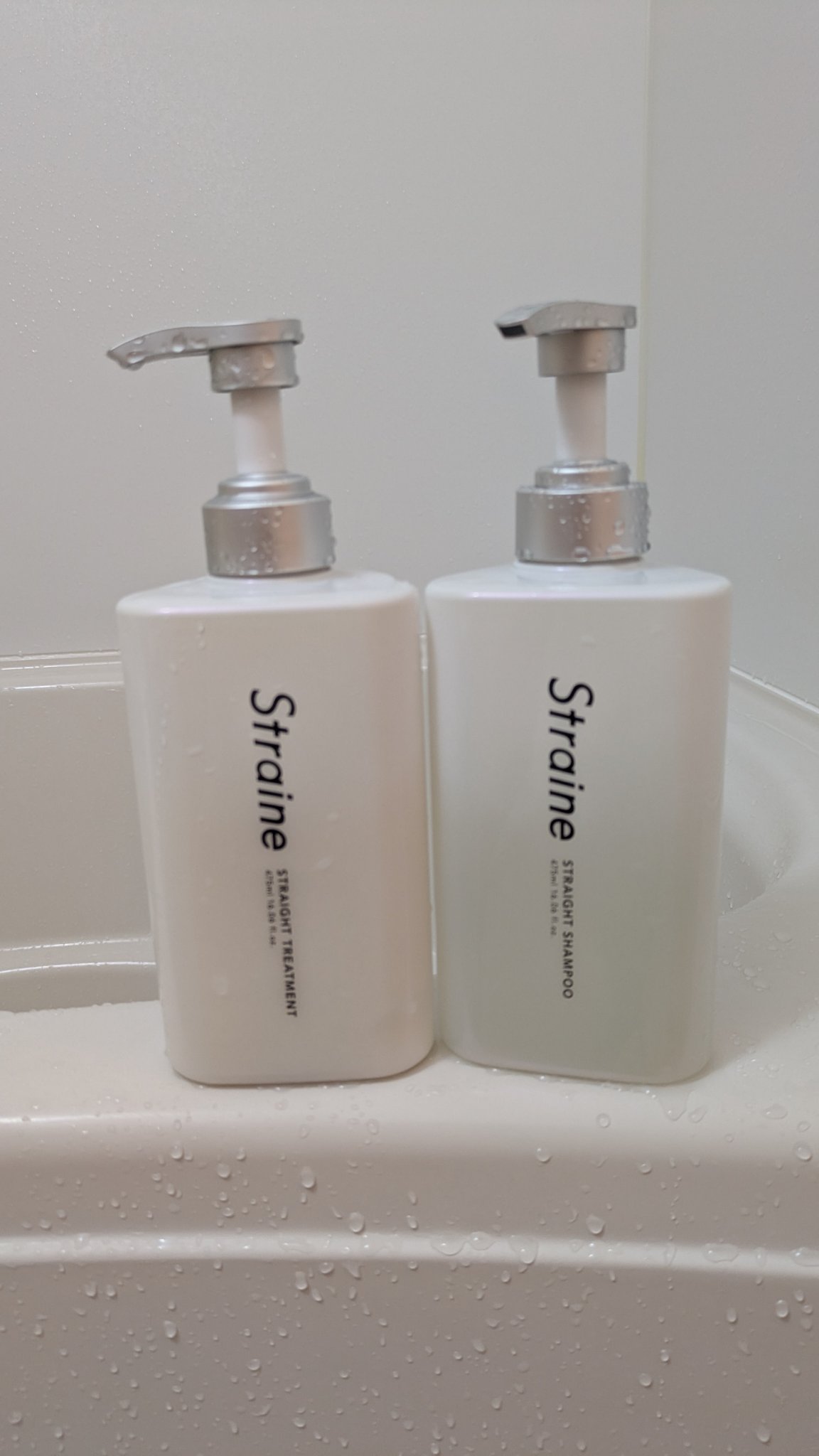 ストレートシャンプー/ストレートトリートメント ホワイトブロッサムの香り/Straine/市販シャンプーを使ったクチコミ（1枚目）