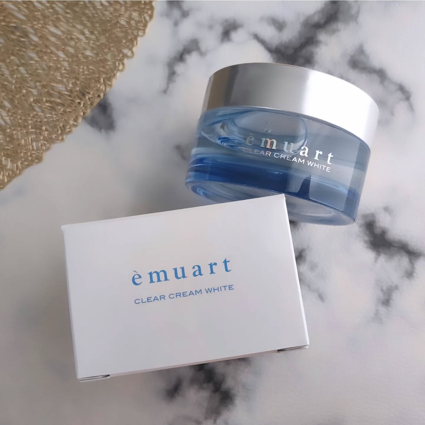 クリアクリーム（ホワイト）/emuart(エミュアール)/フェイスクリームを使ったクチコミ（2枚目）