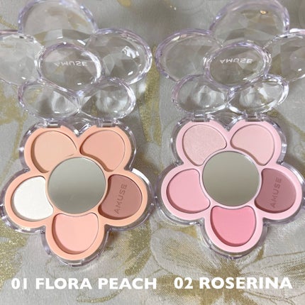 フローラアイパレット/AMUSE/アイシャドウを使ったクチコミ(2枚目)