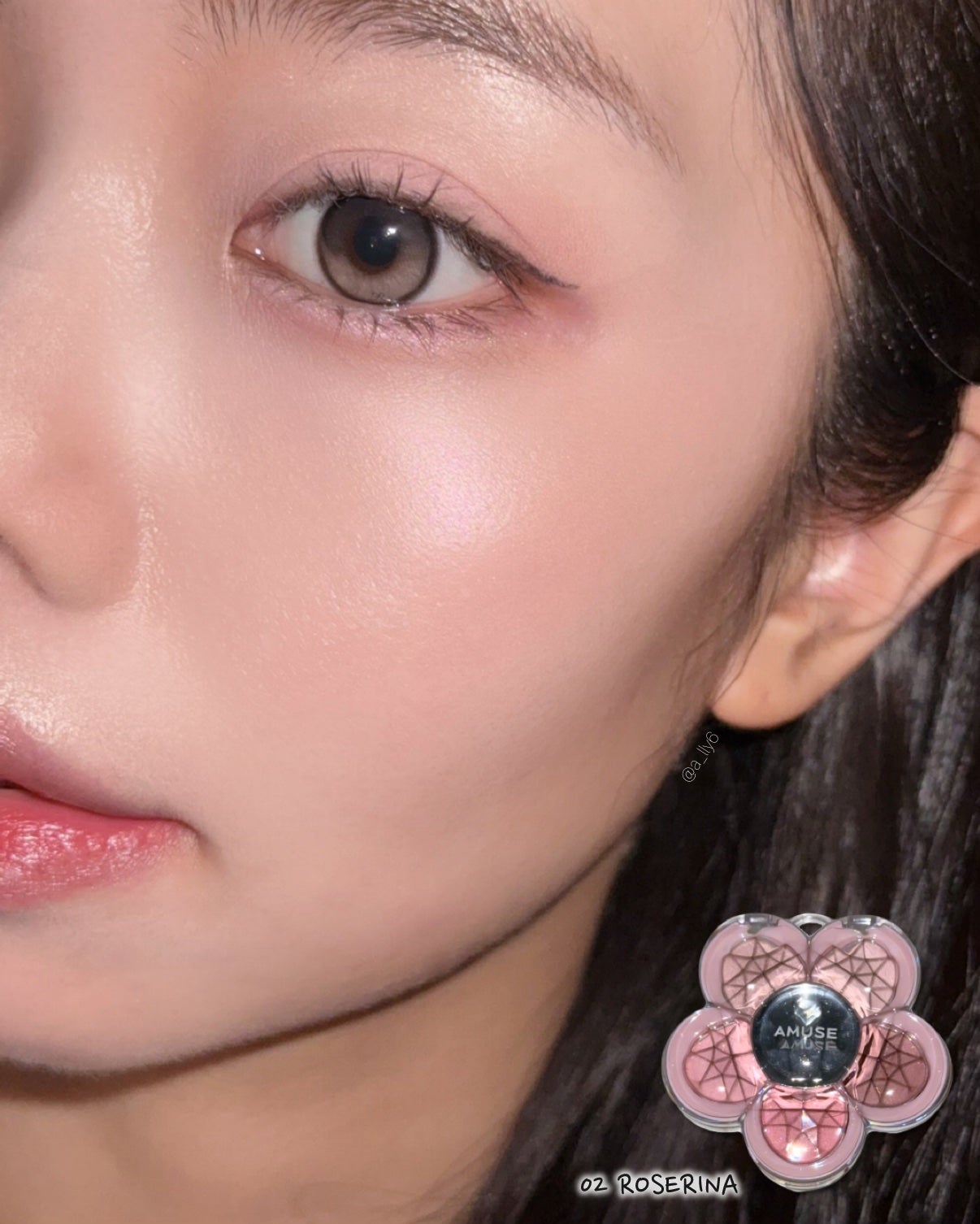 フローラアイパレット/AMUSE/アイシャドウを使ったクチコミ(8枚目)