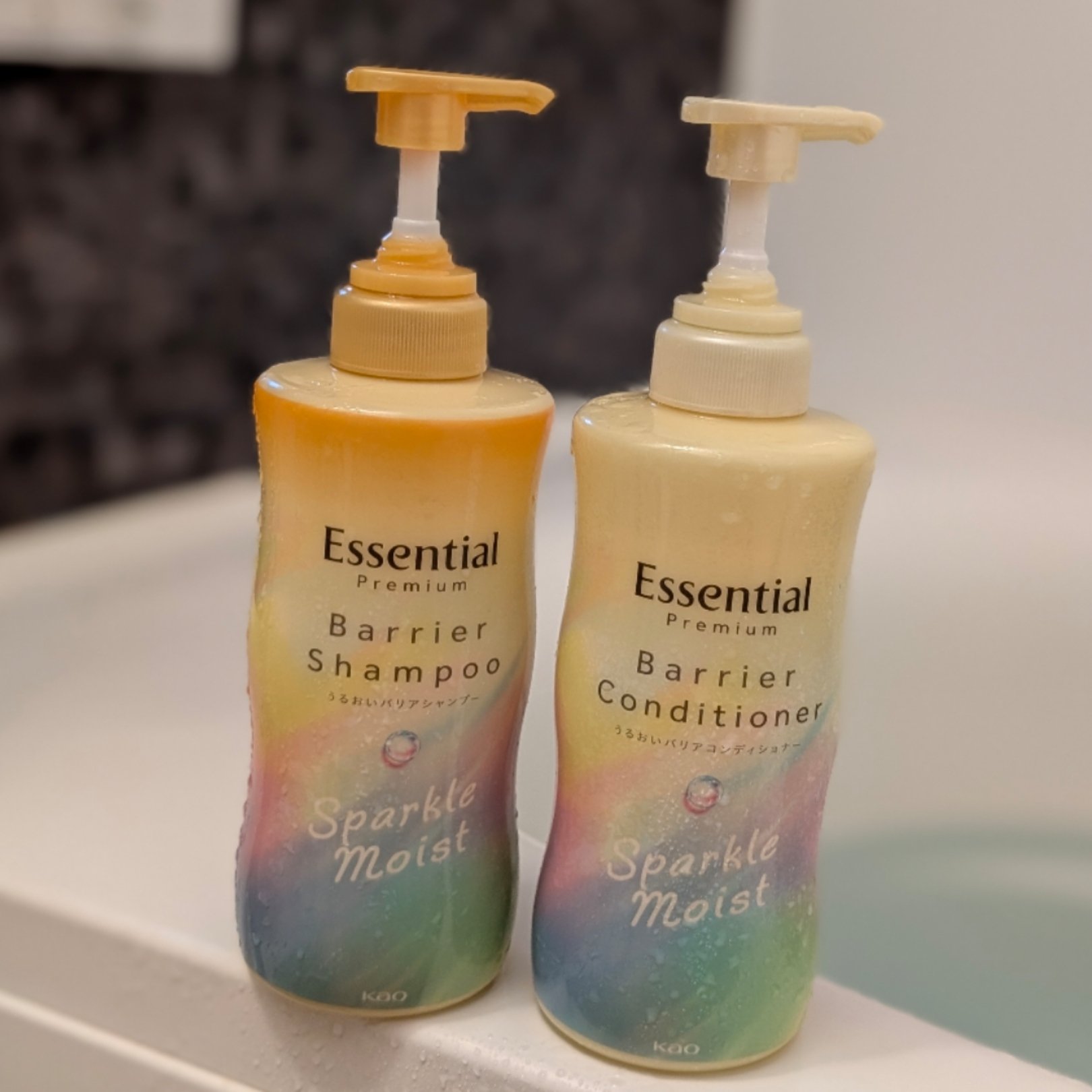 エッセンシャルプレミアム バリアシャンプー・コンディショナー スパークルモイスト/エッセンシャル/市販シャンプーを使ったクチコミ（1枚目）