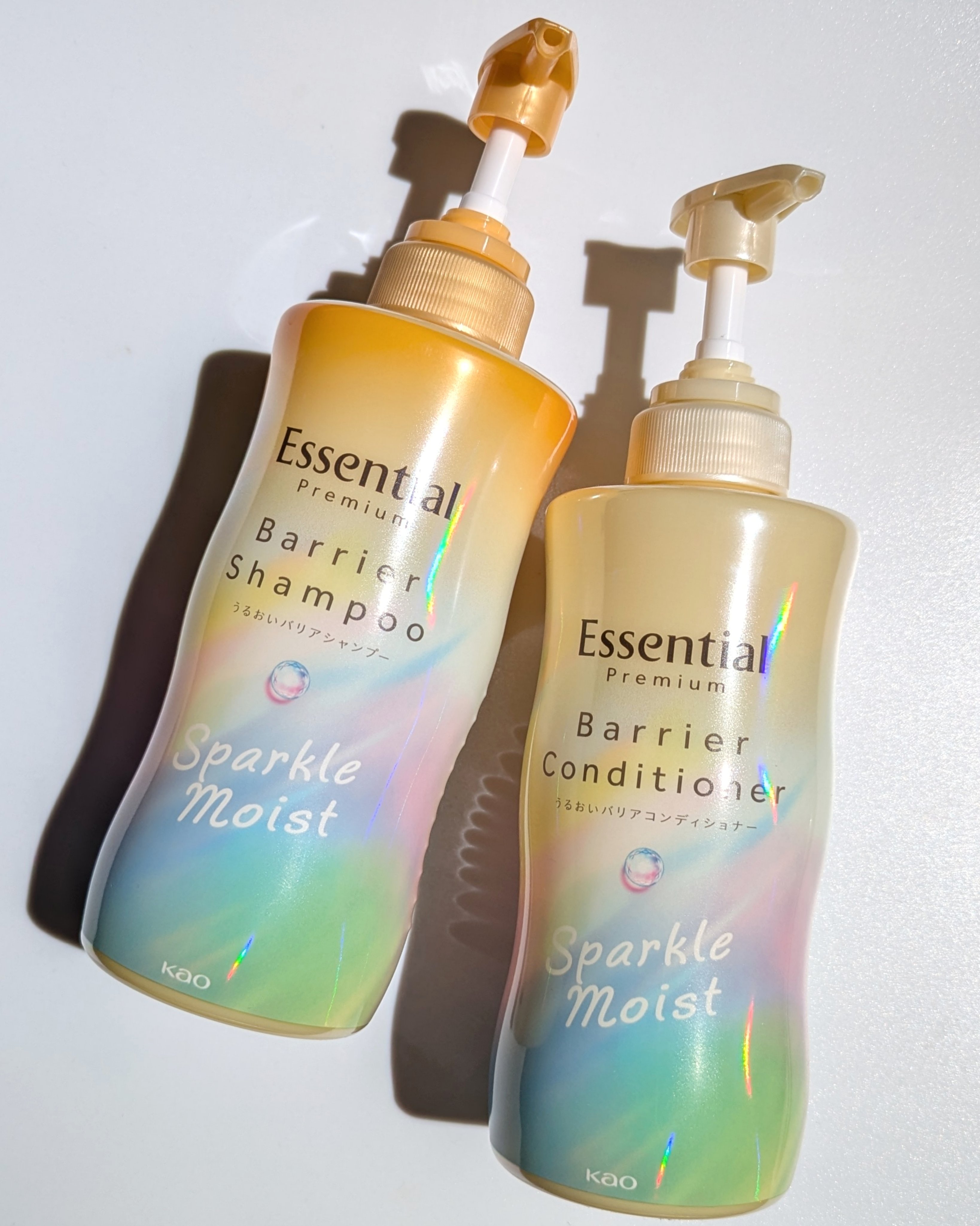 エッセンシャルプレミアム バリアシャンプー・コンディショナー スパークルモイスト/エッセンシャル/市販シャンプーを使ったクチコミ（1枚目）