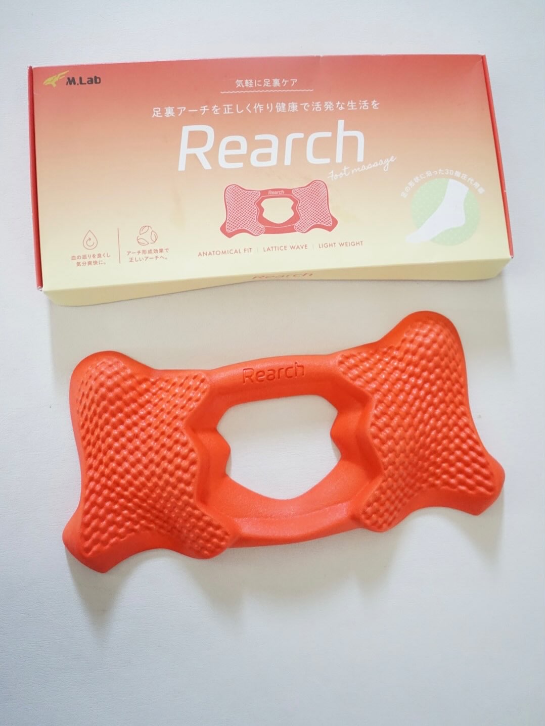 足裏ケア　Rearch/M.lab/ツボ押し・マッサージグッズを使ったクチコミ（3枚目）