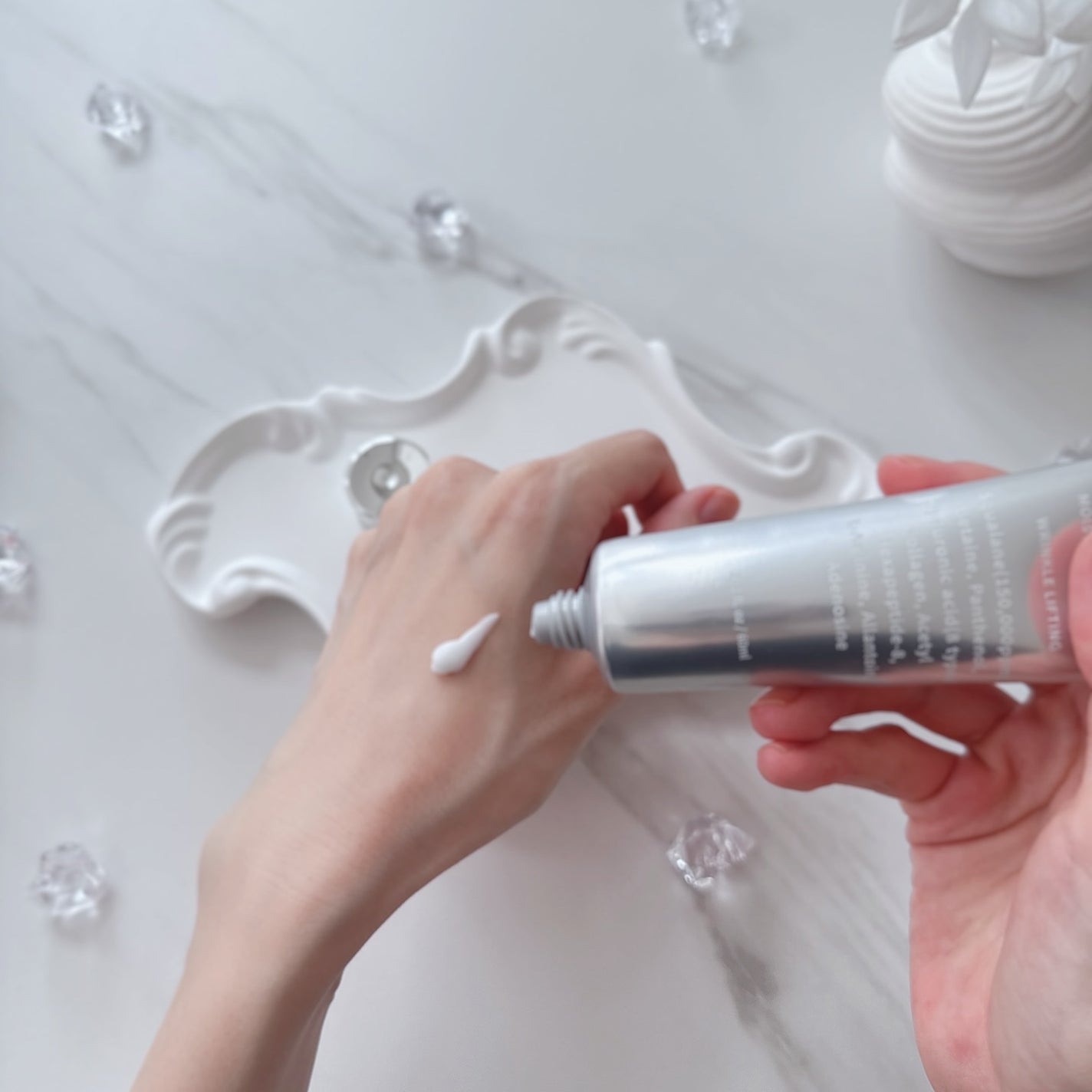 アクアスクワランモイスチャークリーム/S.NATURE/フェイスクリームを使ったクチコミ(2枚目)