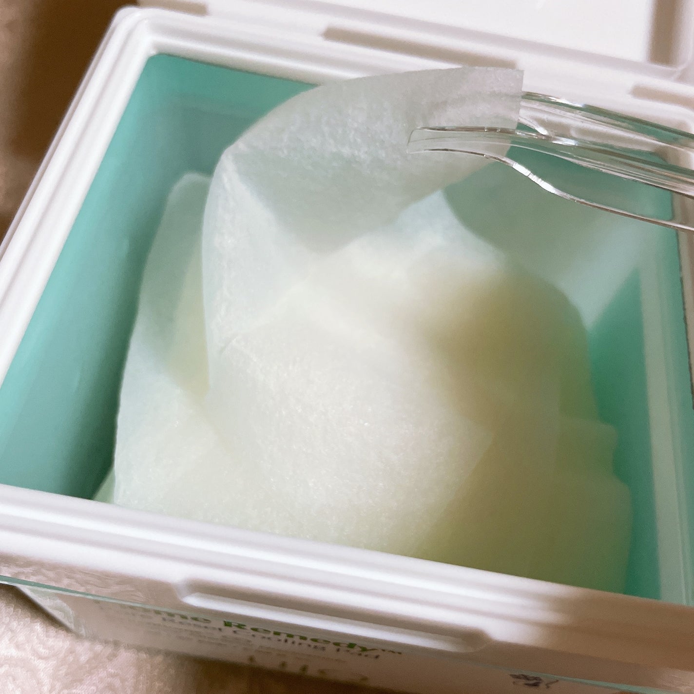 バイオームレメディポアリセットクーリングパッド/UIQ/トナーパッドを使ったクチコミ(4枚目)