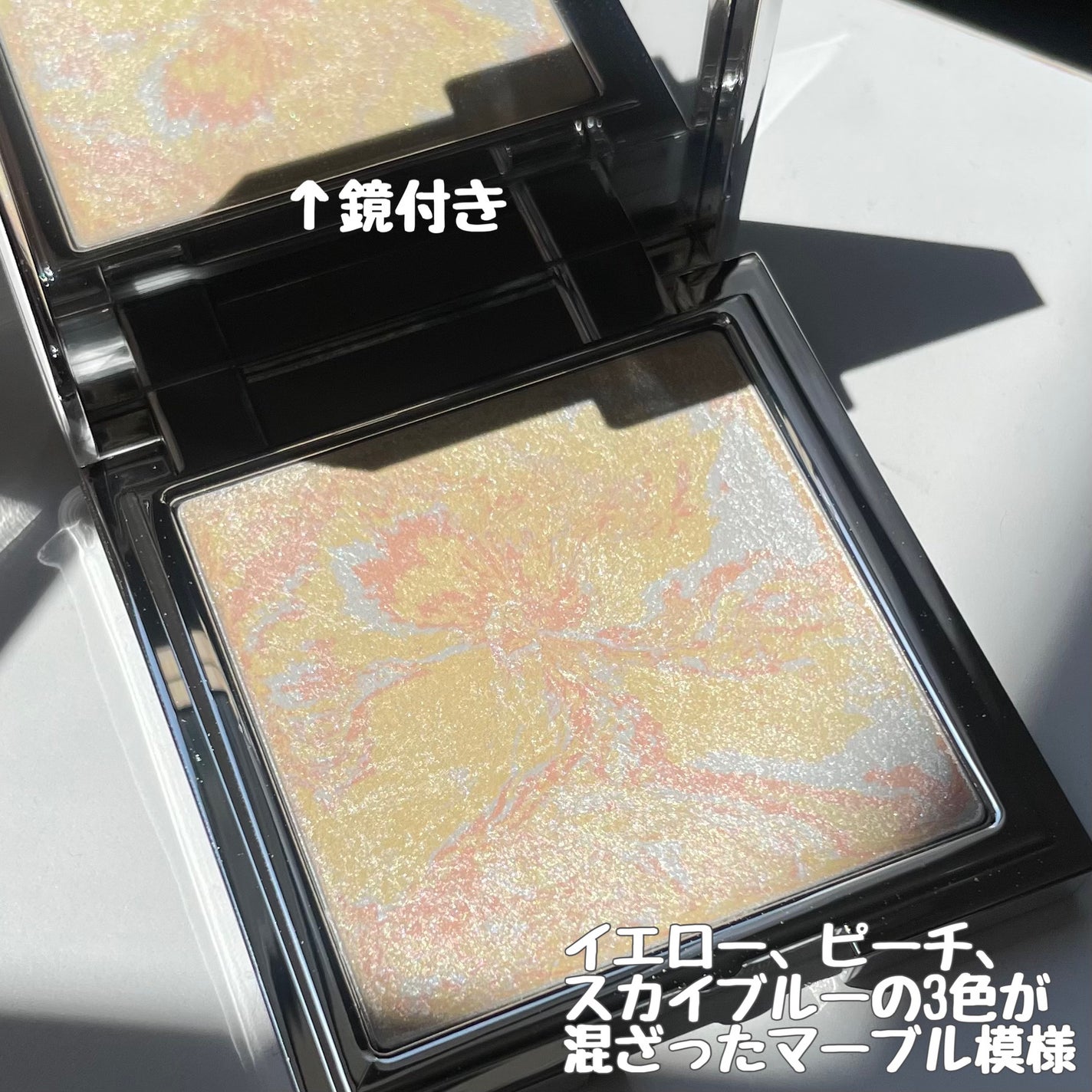 スキンルミナスハイライター/DEAR DAHLIA/パウダーハイライトを使ったクチコミ(3枚目)