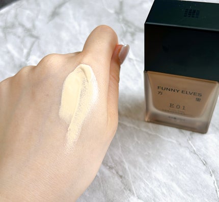 ロングウエアファンデーション/FUNNY ELVES方里/リキッドファンデーションを使ったクチコミ(4枚目)