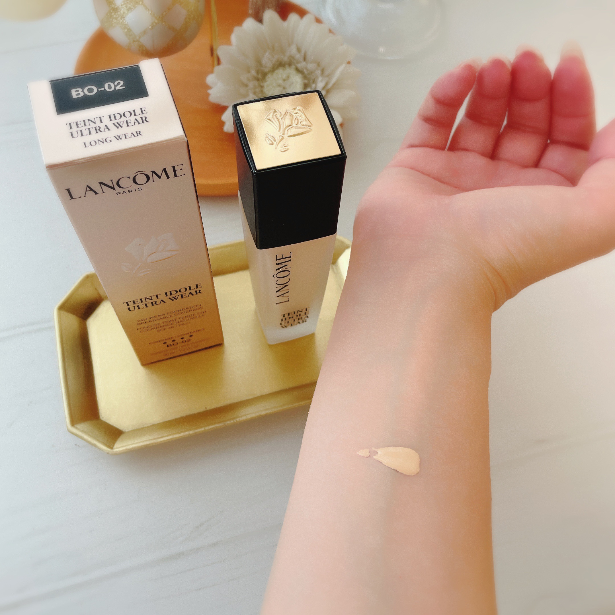 タンイドル ウルトラ ウェア リキッド N/LANCOME/リキッドファンデーションを使ったクチコミ（3枚目）
