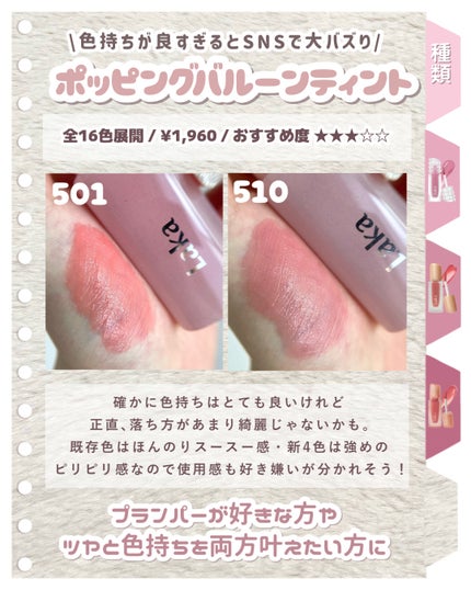 フルーティーグラムティント/Laka/リップティントを使ったクチコミ(6枚目)