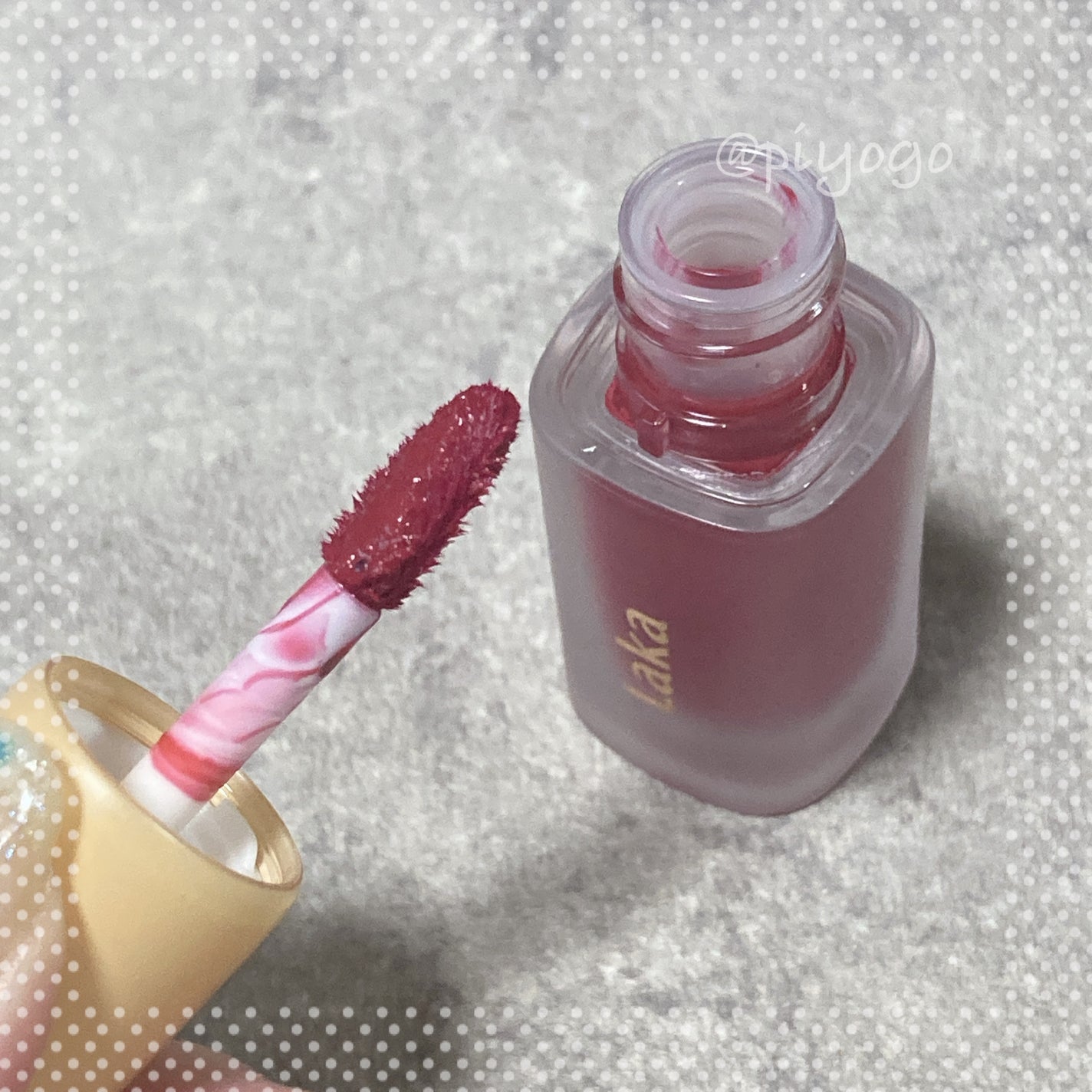 フルーティーグラムティント/Laka/リップティントを使ったクチコミ(3枚目)