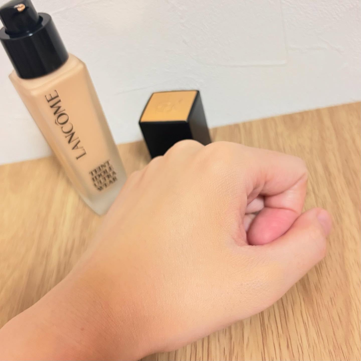 タンイドル ウルトラ ウェア リキッド N/LANCOME/リキッドファンデーションを使ったクチコミ（3枚目）