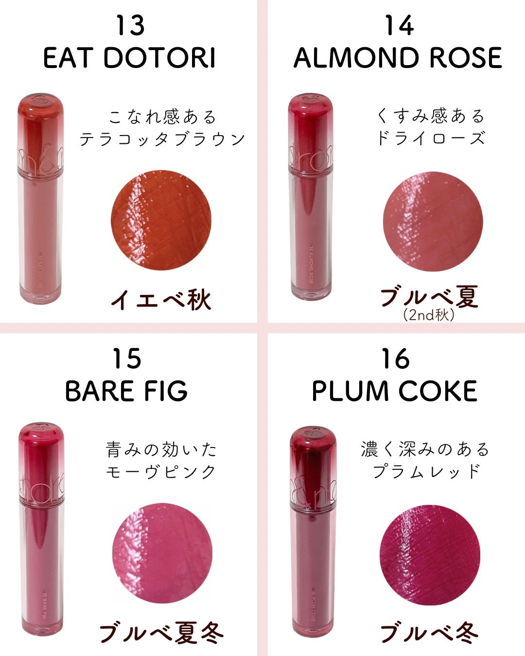 ザ ジューシーラスティングティント/rom&nd/リップティントを使ったクチコミ(5枚目)