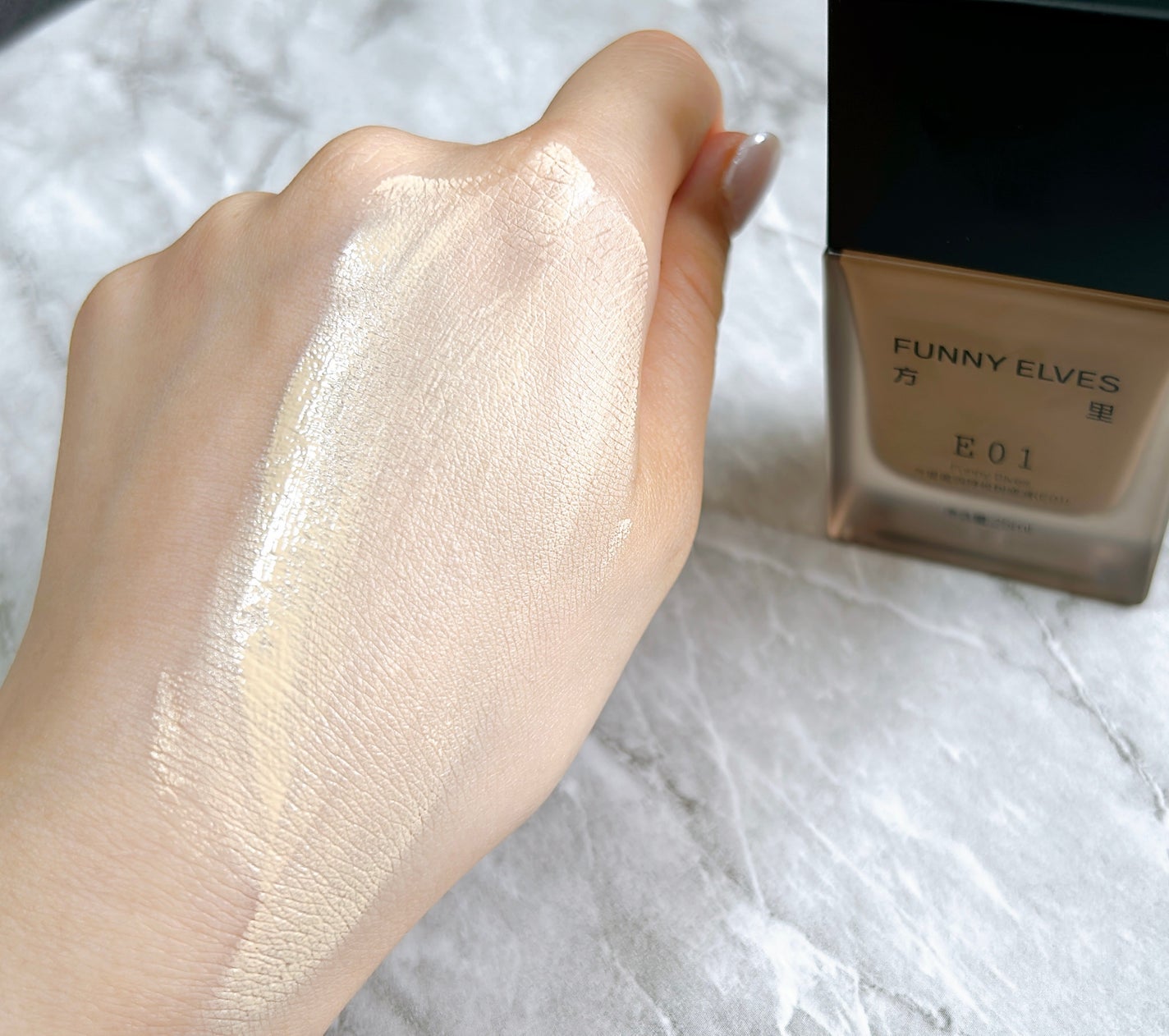 ロングウエアファンデーション/FUNNY ELVES方里/リキッドファンデーションを使ったクチコミ(6枚目)