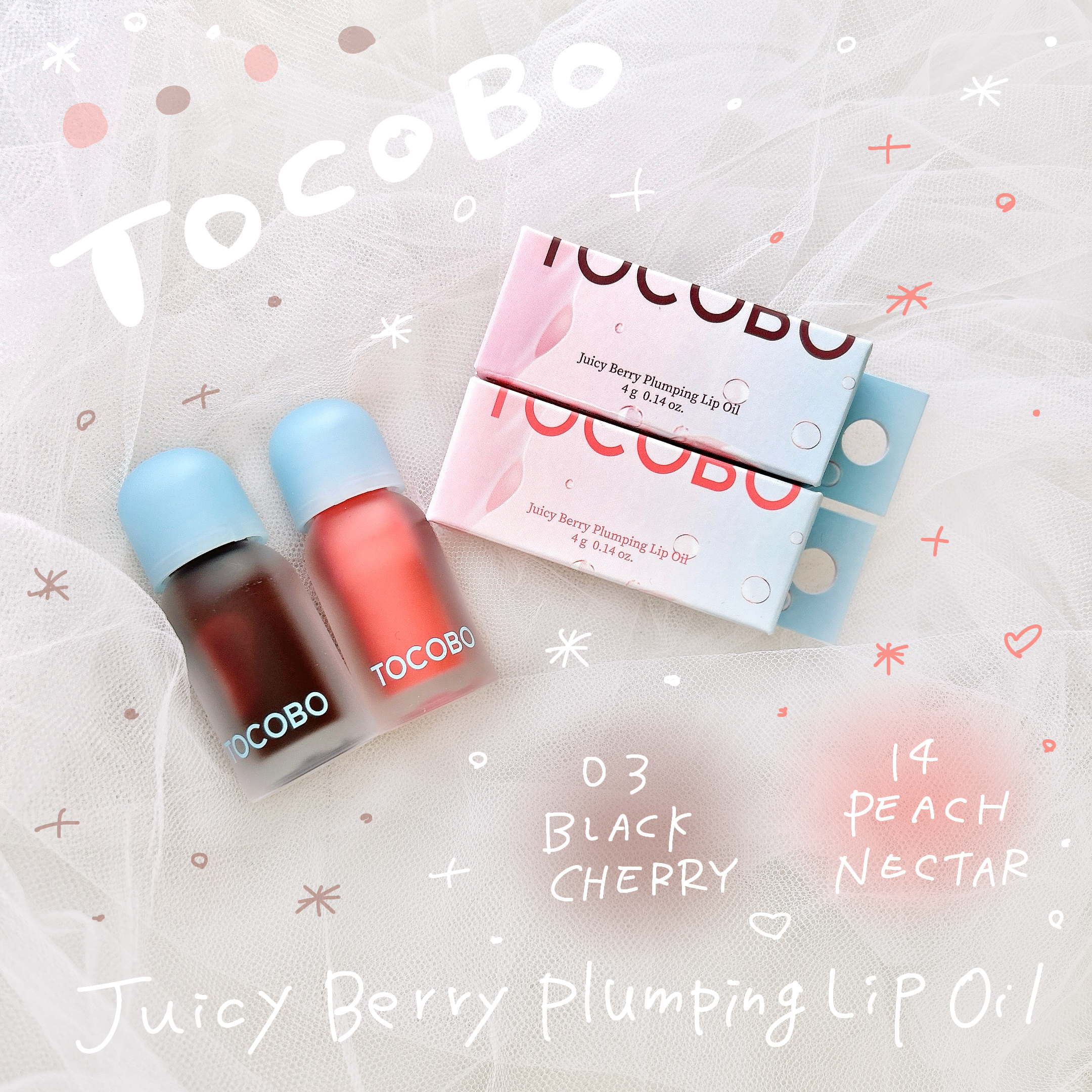 ジューシーベリープランピングリップオイル/TOCOBO/リップグロスを使ったクチコミ（1枚目）