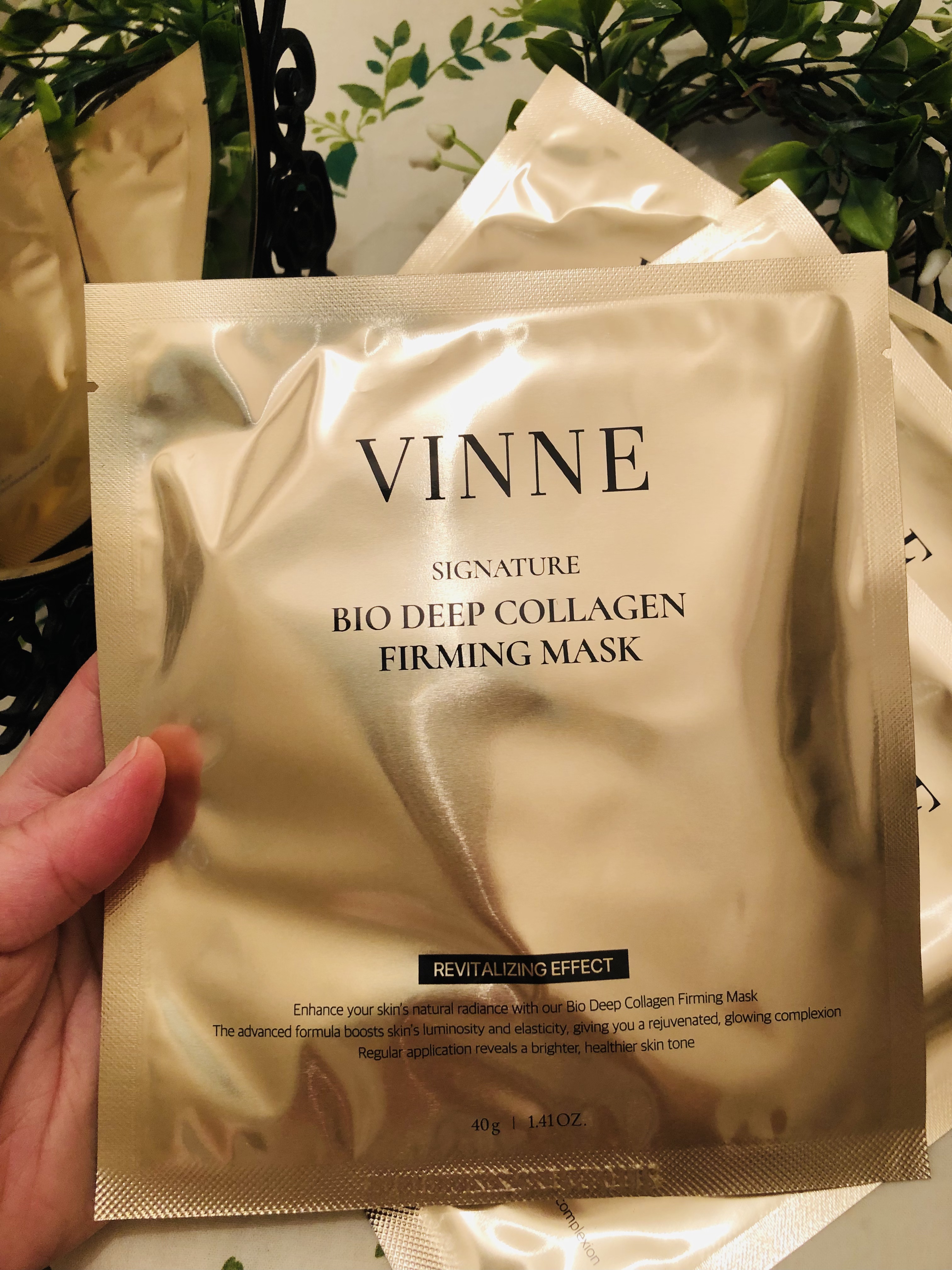 シグニチャーバイオディープコラーゲンファーミングマスク/VINNE /シートマスク・パックを使ったクチコミ（3枚目）