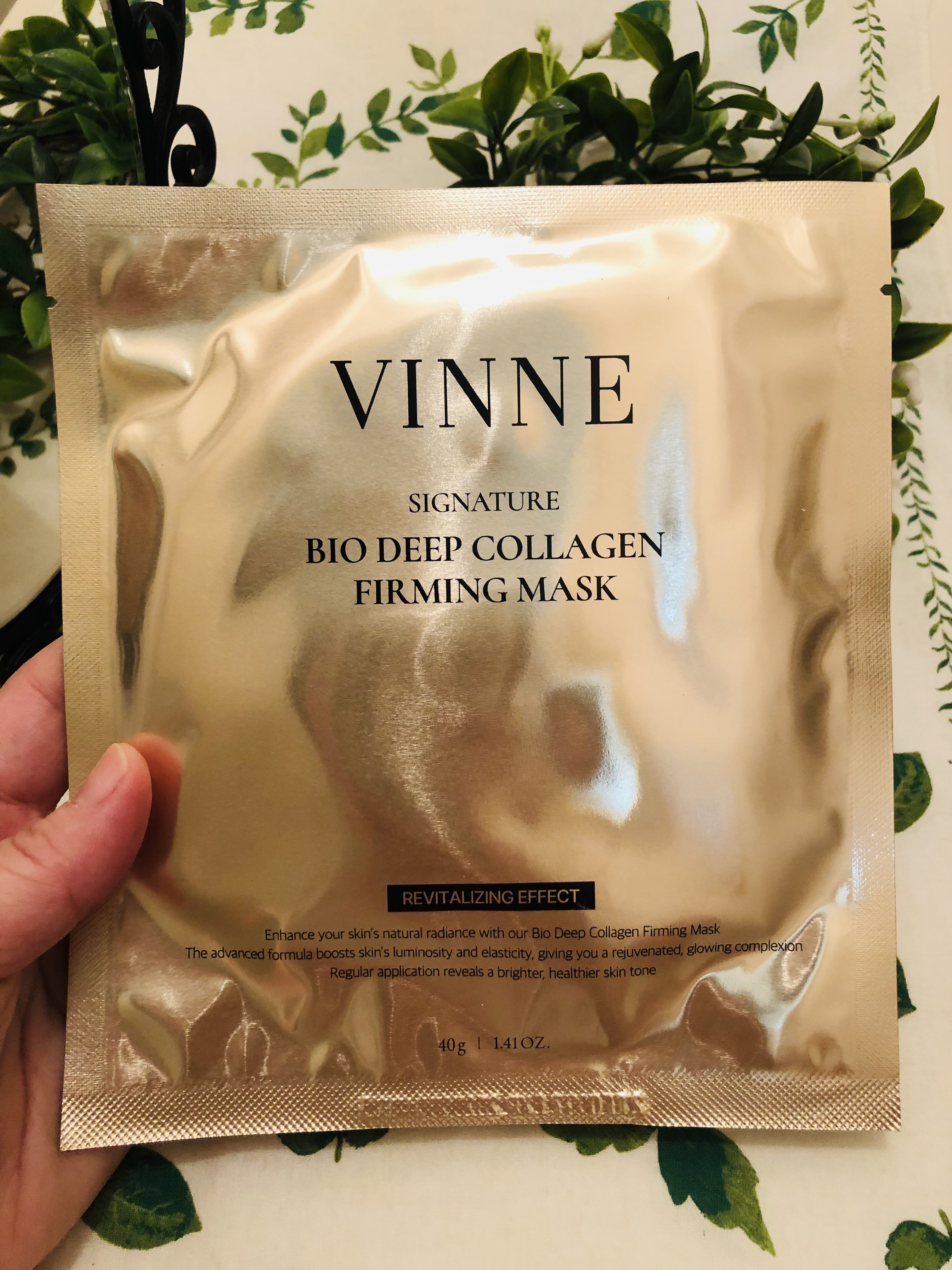 シグニチャーバイオディープコラーゲンファーミングマスク/VINNE /シートマスク・パックを使ったクチコミ（1枚目）