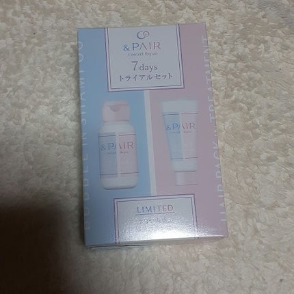 アンドペア コントロール リペア 2in1 シャンプー&ヘアトリートメント/&PAIR/市販シャンプーを使ったクチコミ(1枚目)