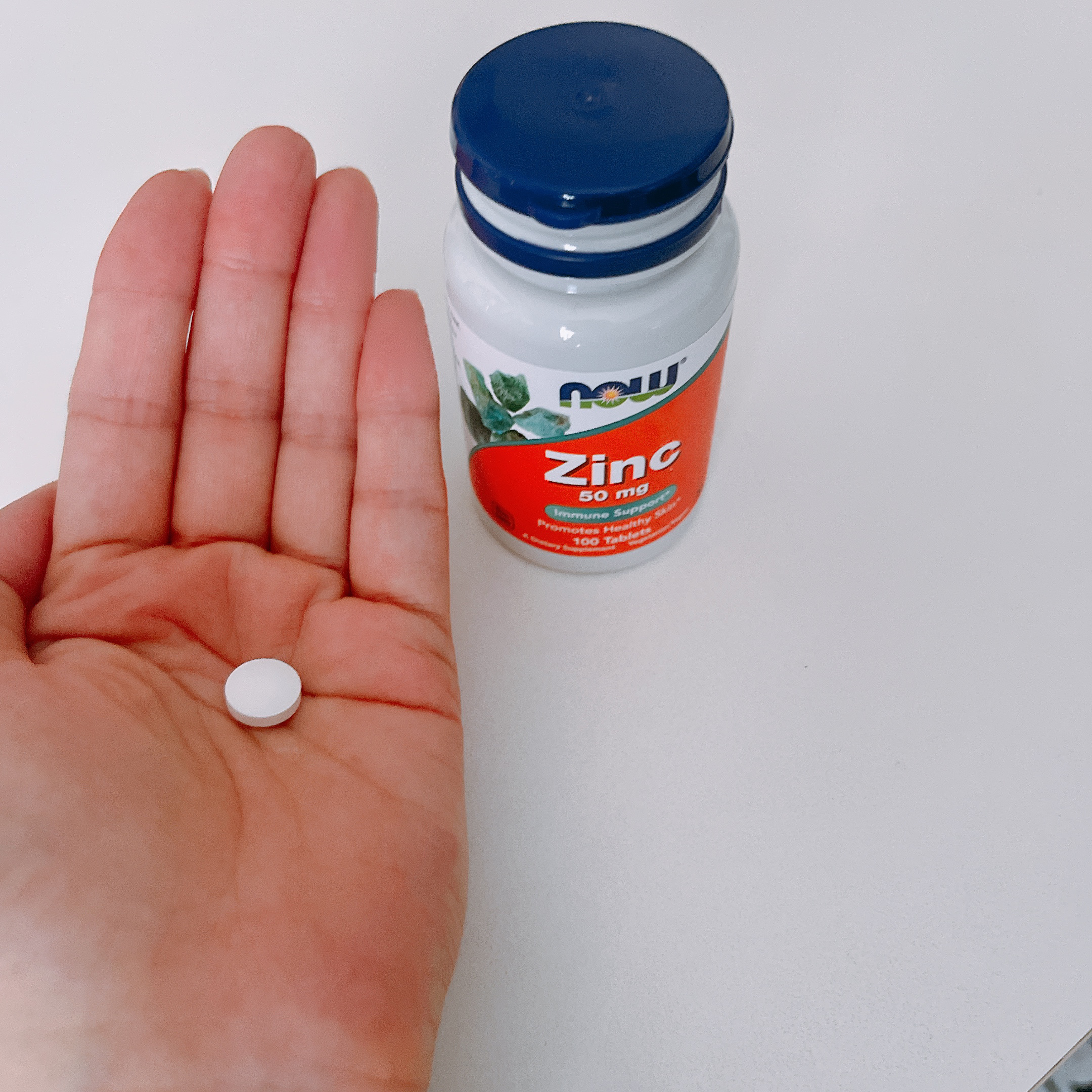  Zinc(亜鉛)/Now Foods/健康サプリメントを使ったクチコミ（3枚目）