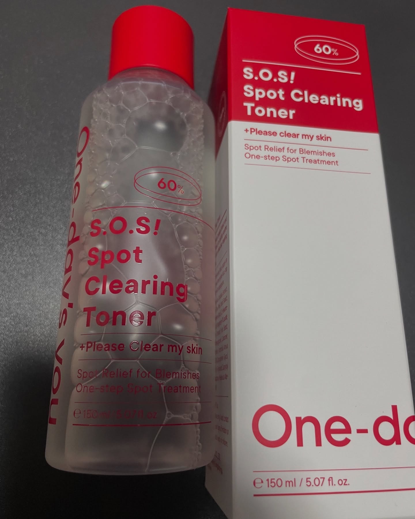 SOSスポットクリアトナー/One-day&#39;s you/化粧水を使ったクチコミ（2枚目）