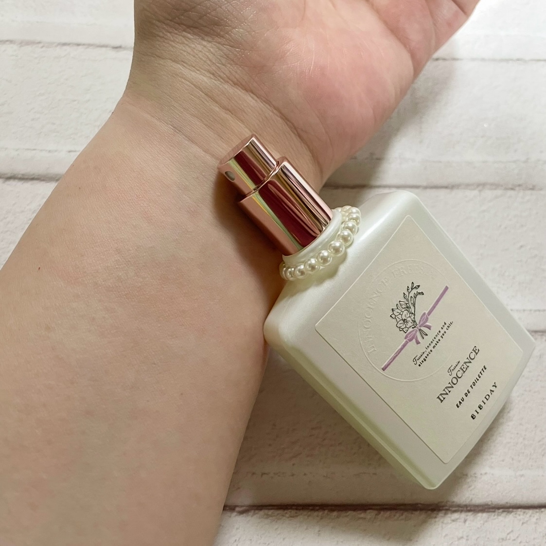 イノセンスフリージアオードトワレ/BIBIDAY/香水(レディース)を使ったクチコミ（2枚目）