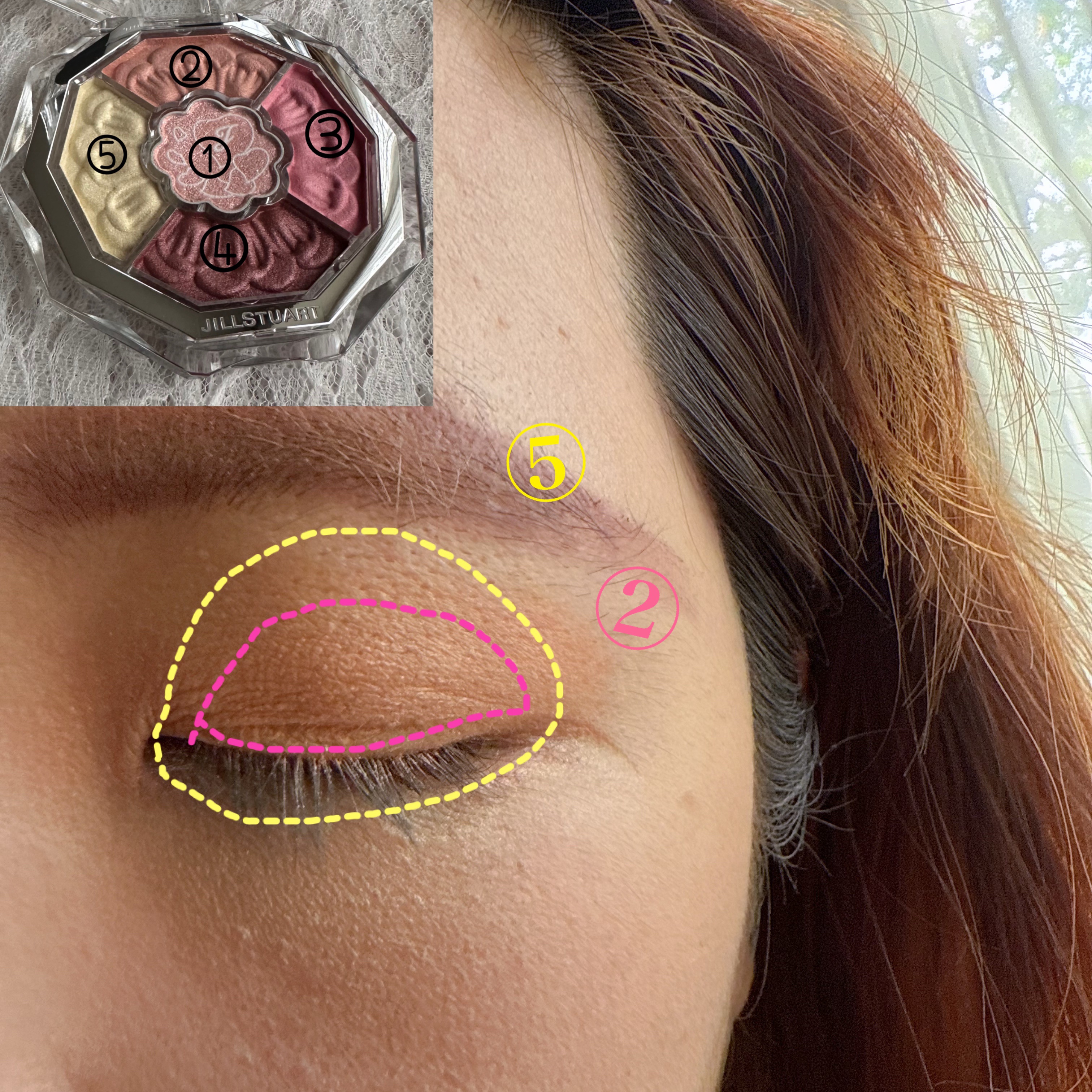 ジルスチュアート ブルームクチュール アイズ　ジュエルドブーケ/JILL STUART/アイシャドウパレットを使ったクチコミ（2枚目）